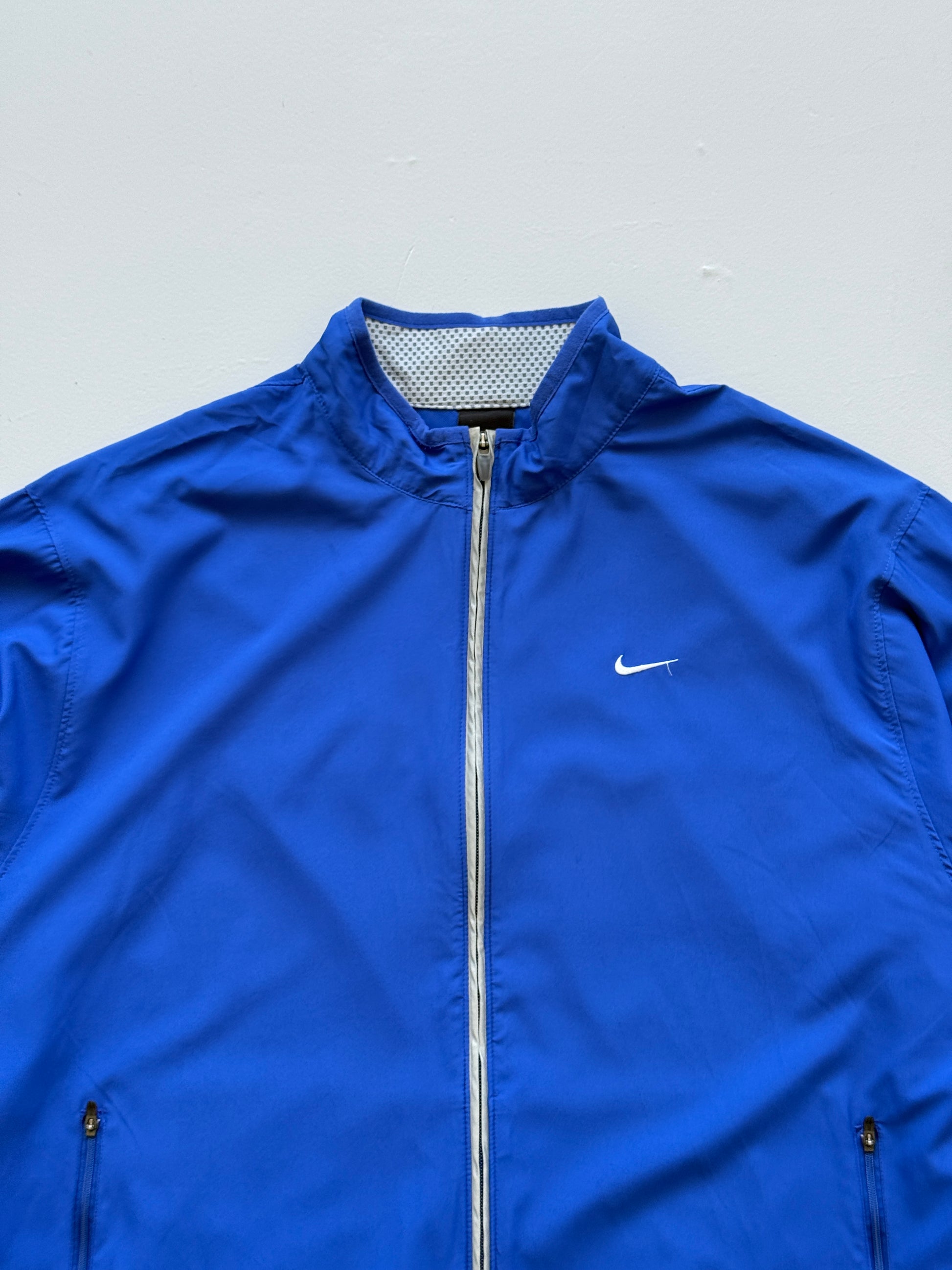 Nike Blue Running 00's Vintage Windbreaker Jacket - XL