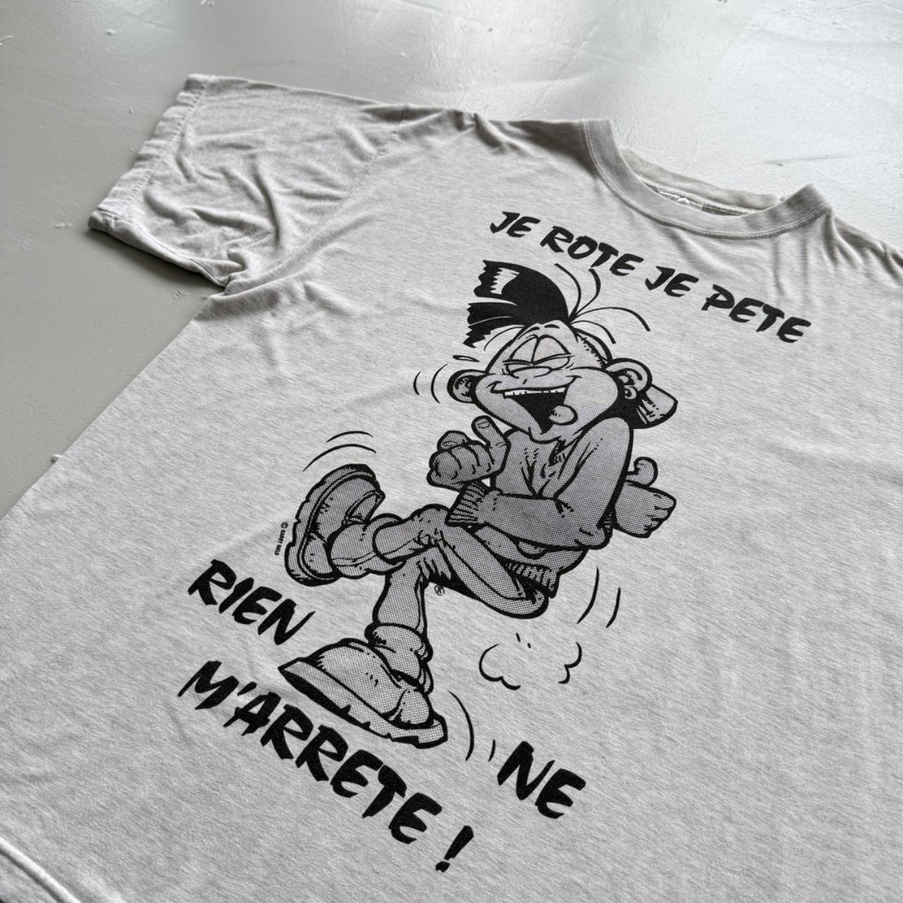 White Harry Golo Cartoon 90s Vintage Graphic T-Shirt - XL