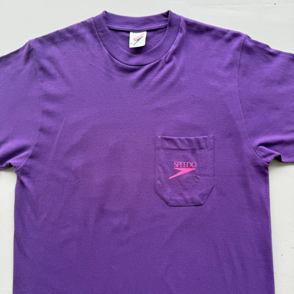 Purple Speedo 90s Deadstock Graphic T-Shirt - Medium
