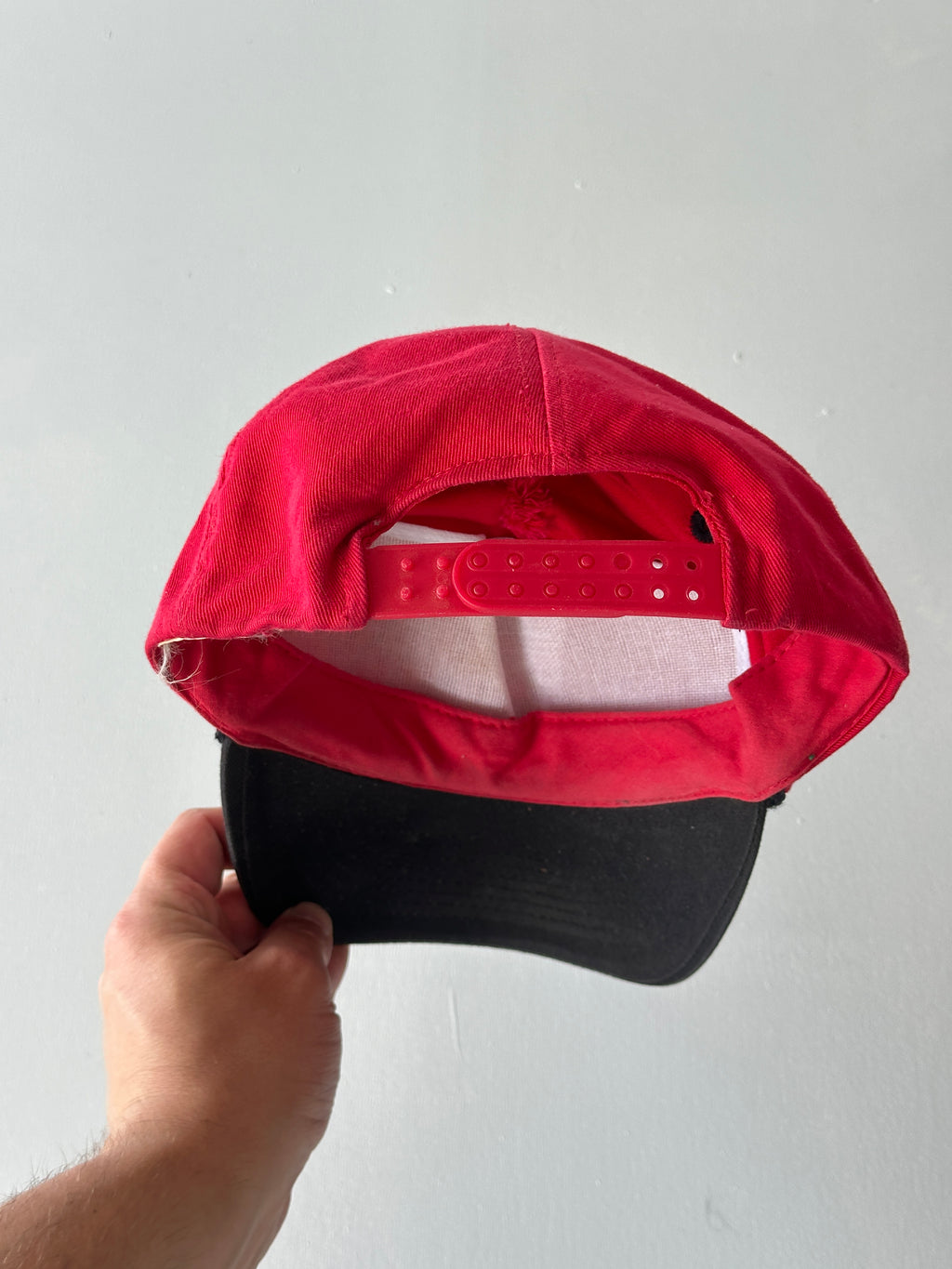 Red / Black Big O Tires Bigfoot Country 90's Vintage SnapBack Trucker Cap