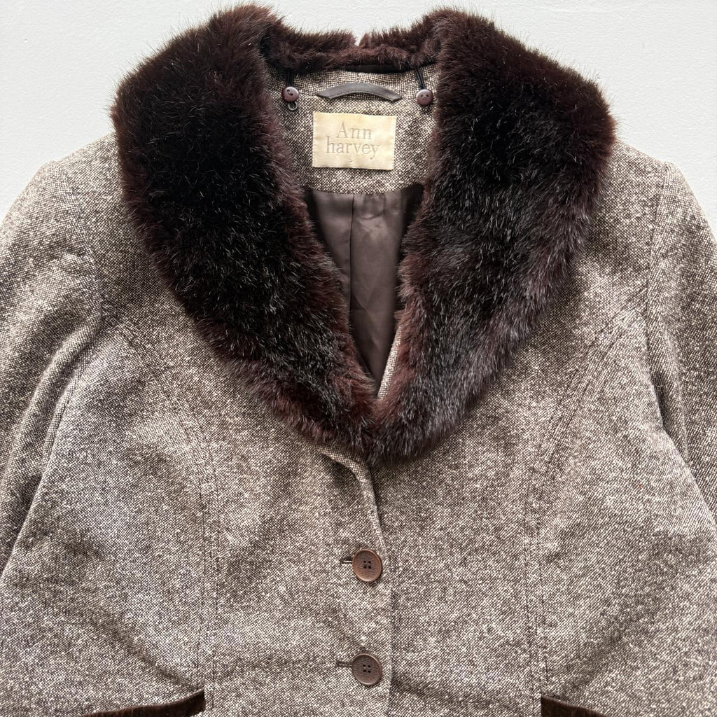 Ann Harvey 80s Vintage Cropped Jacket - Large