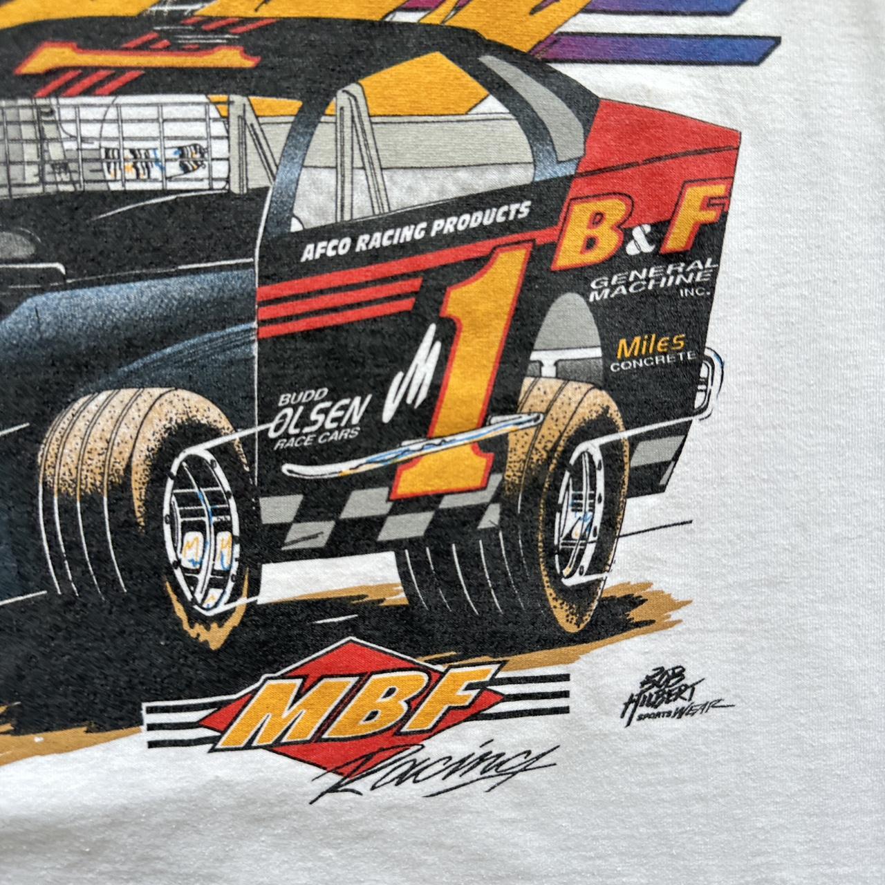 White Nascar Vintage T-shirt - Small