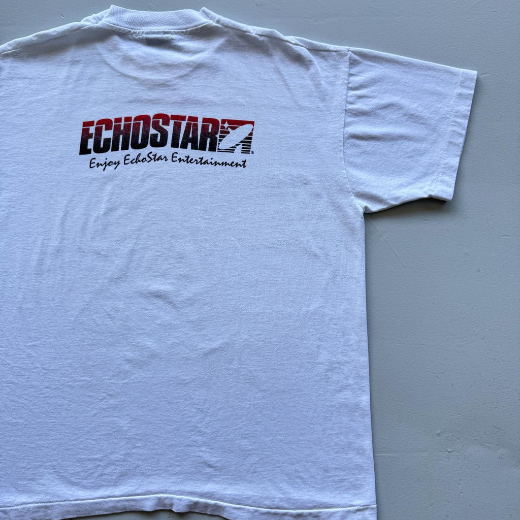 White Echo Star Vintage 90s T-shirt - Boxy XL