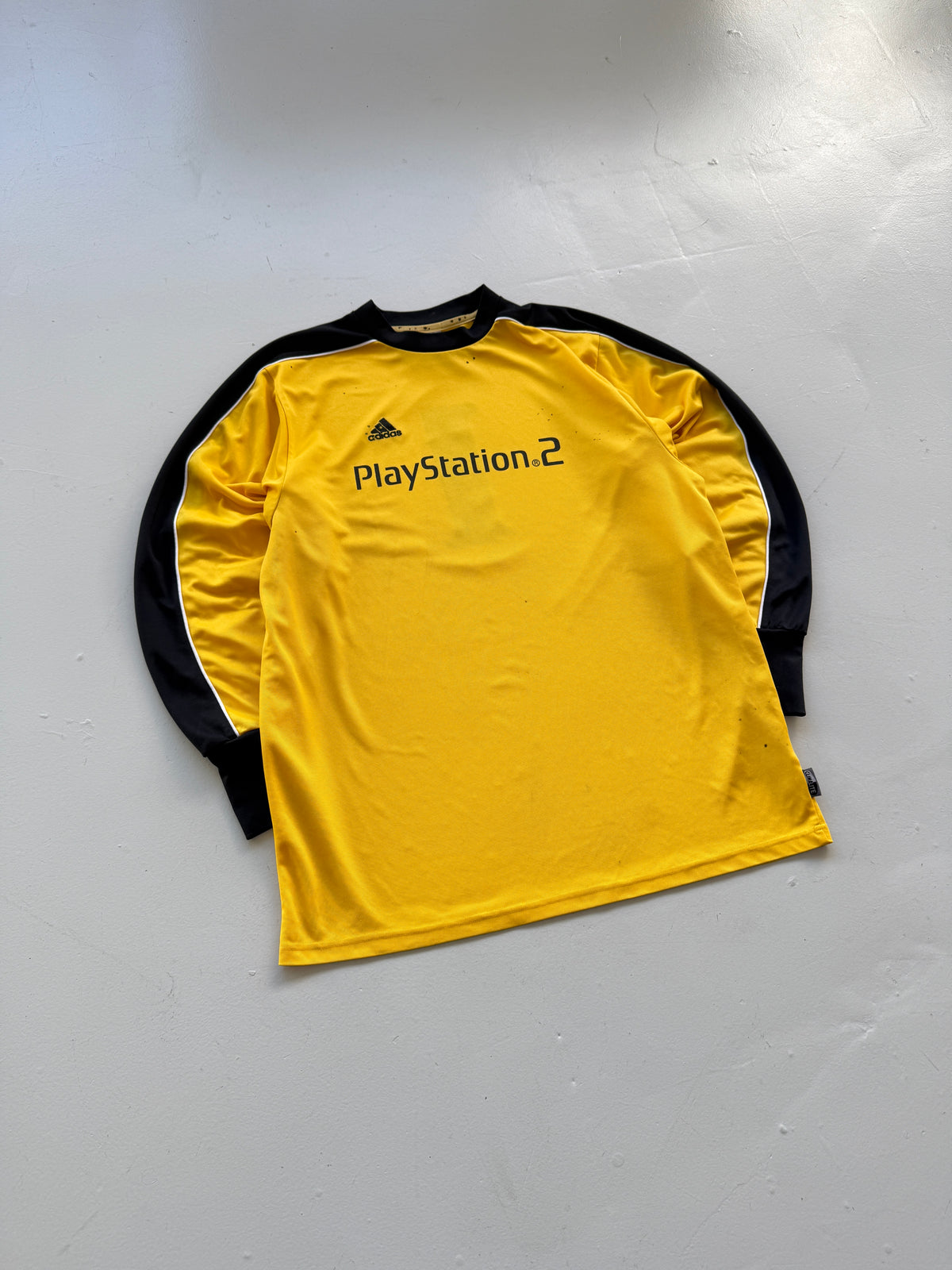 Adidas PlayStation 2 Y2K Vintage Long Sleeve Football Shirt #1 - Medium