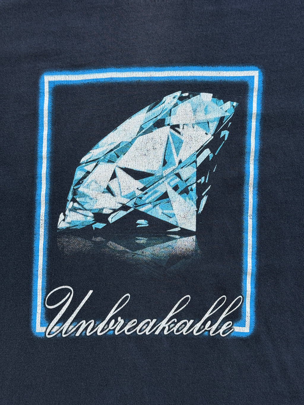 Black Unbreakable 00's Vintage Graphic Skate T-Shirt - Medium