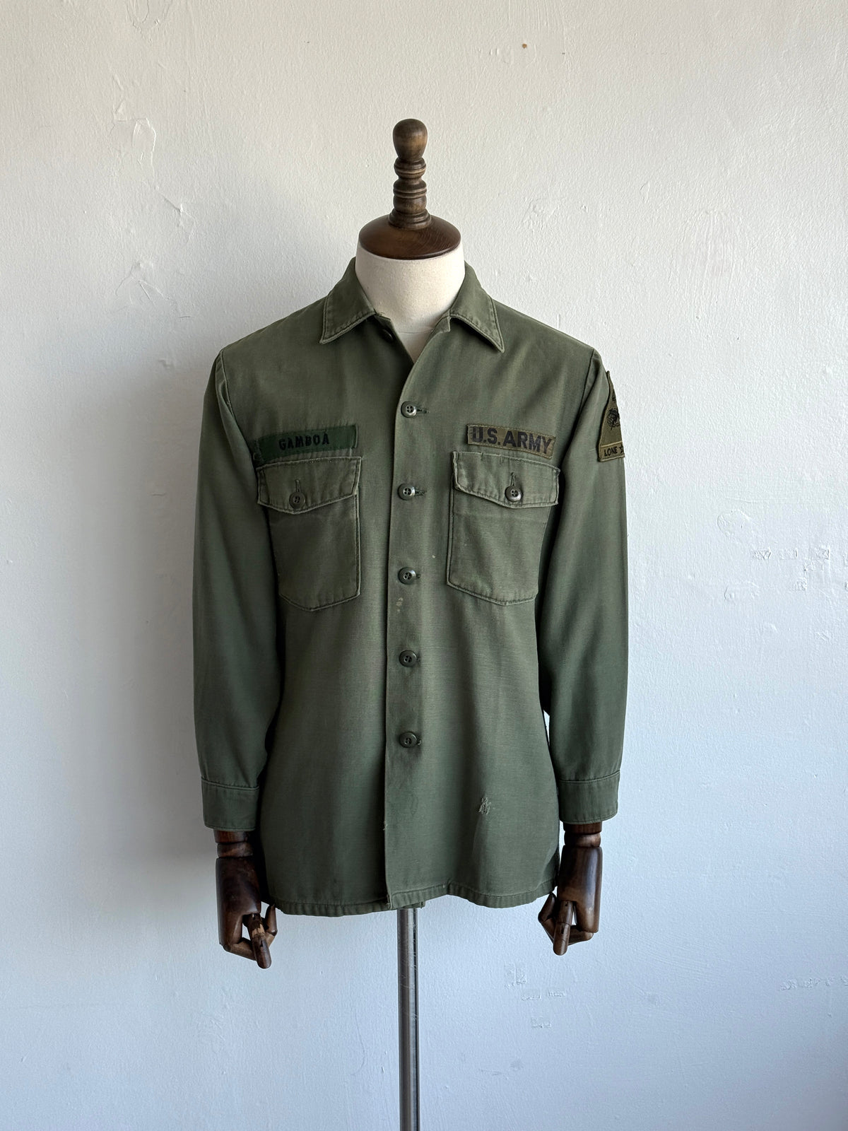 U.S. Army Gamboa Vintage 1960s Military Utility Shirt
