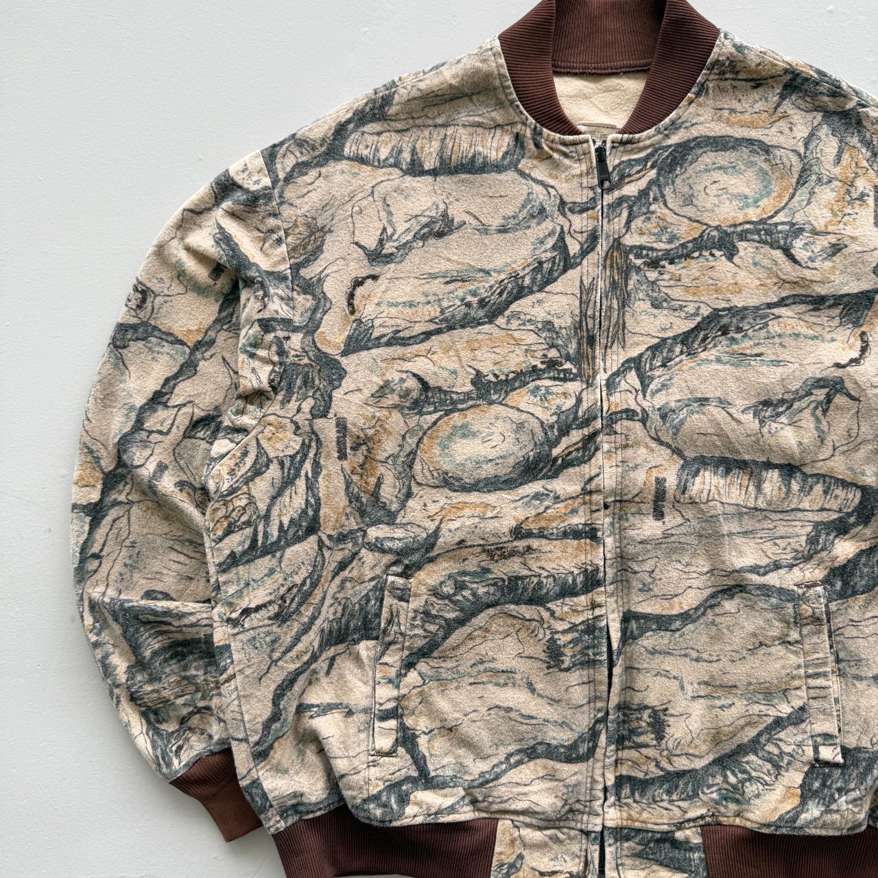 Real Tree Camo 90s Light Weight Bomber Jacket - XL
