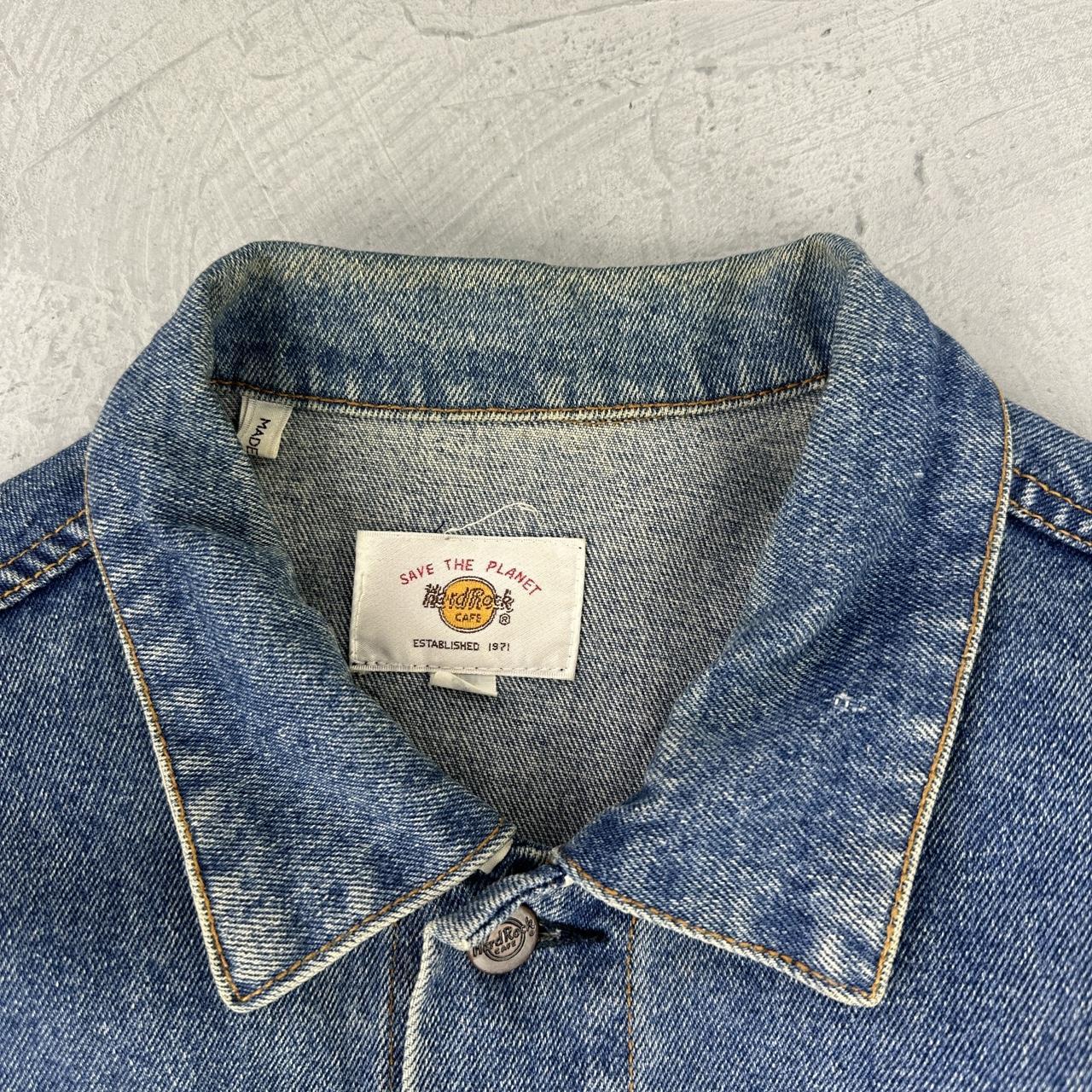 Vintage Hard Rock Denim Jacket - Large