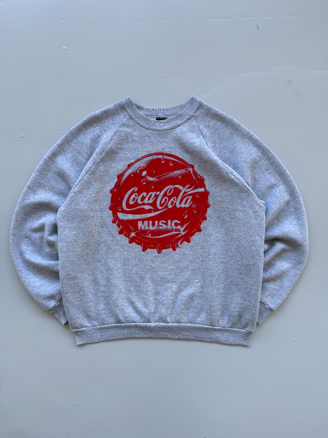 Coca-Cola Music 90's Vintage Sweatshirt - Large