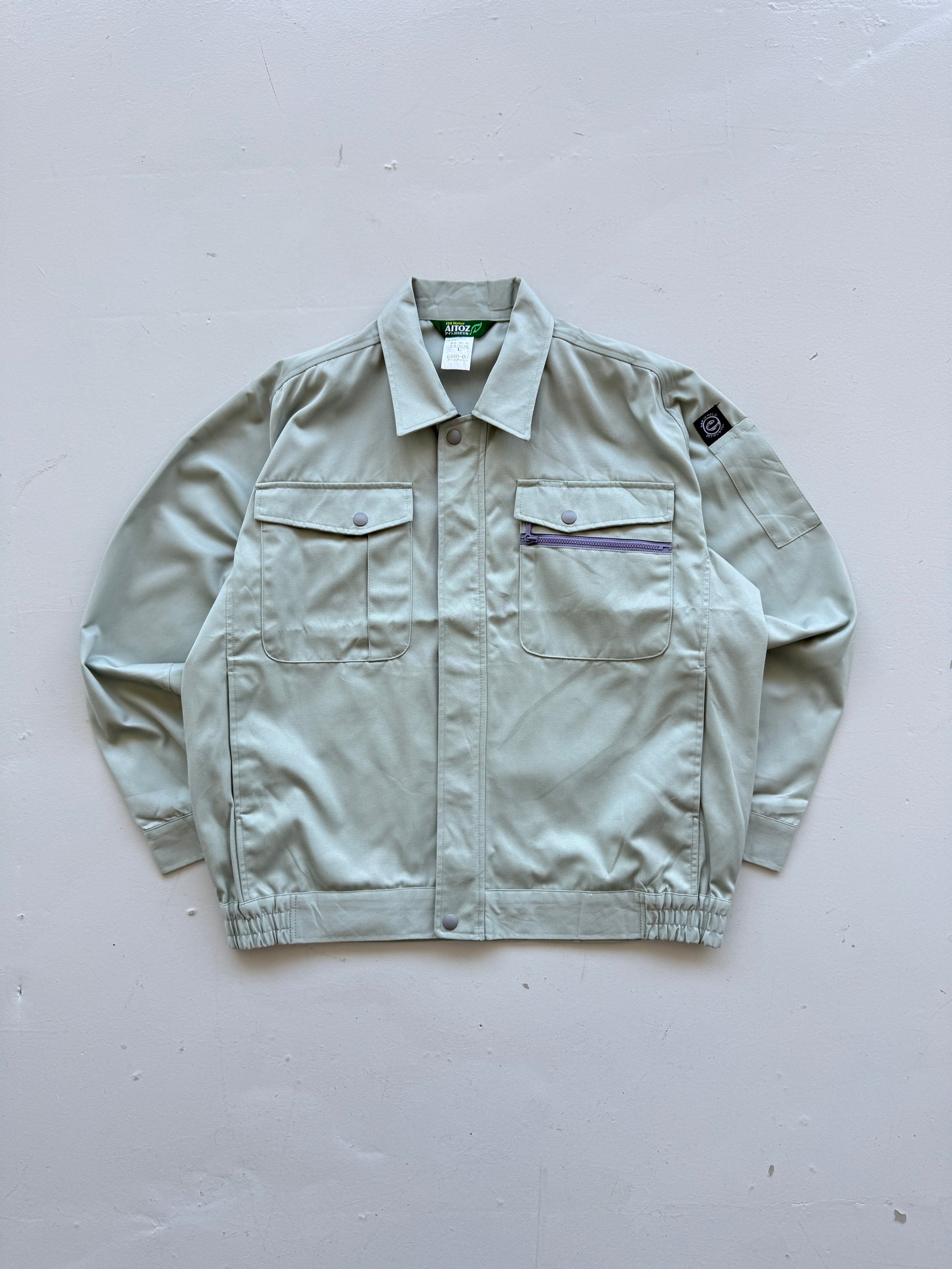Green Japanese Workwear 00's Vintage Light Weight Jacket - Medium