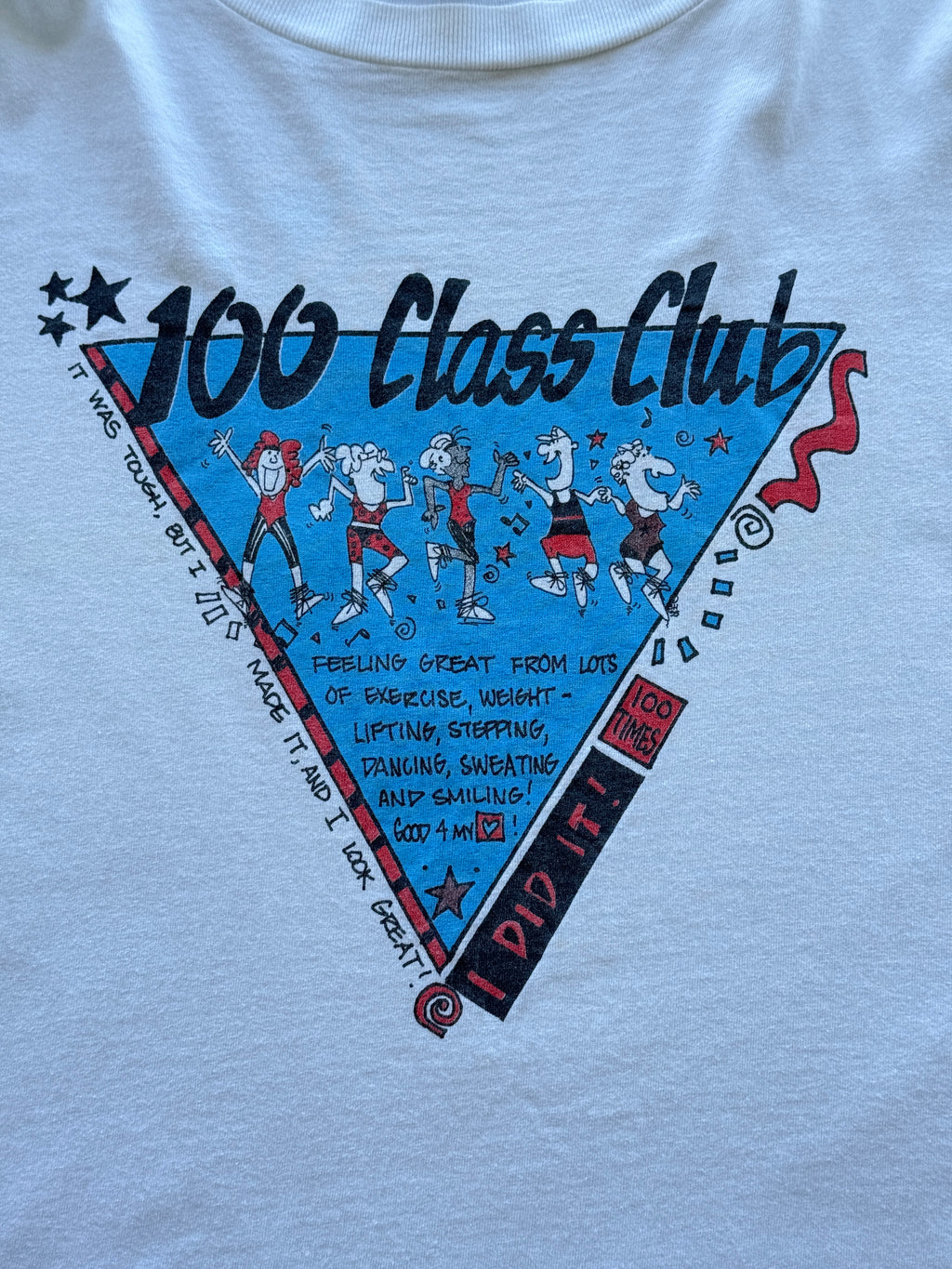 Delta 100 Class Club 90's Vintage Single Stitch T-Shirt - XL