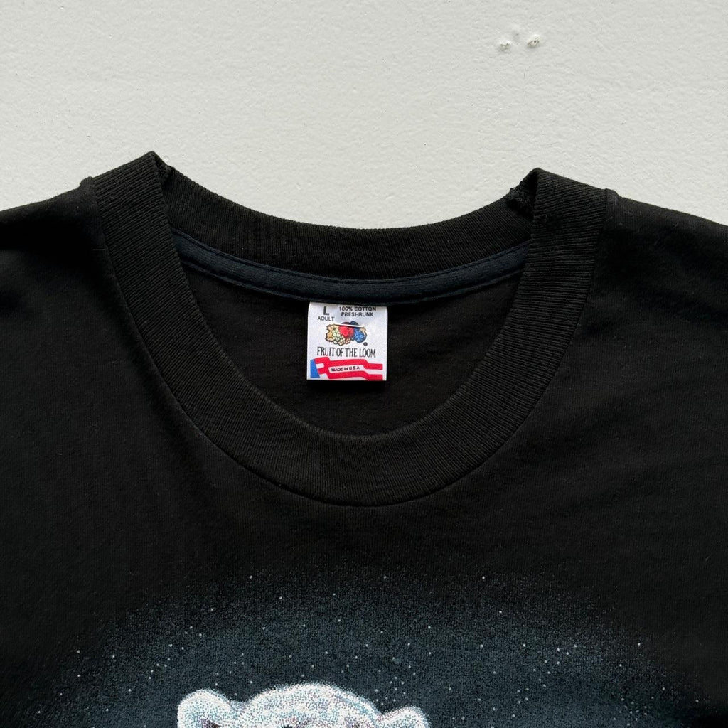 Black Polar Bear 90s Vintage Upper Michigan T-shirt - Large