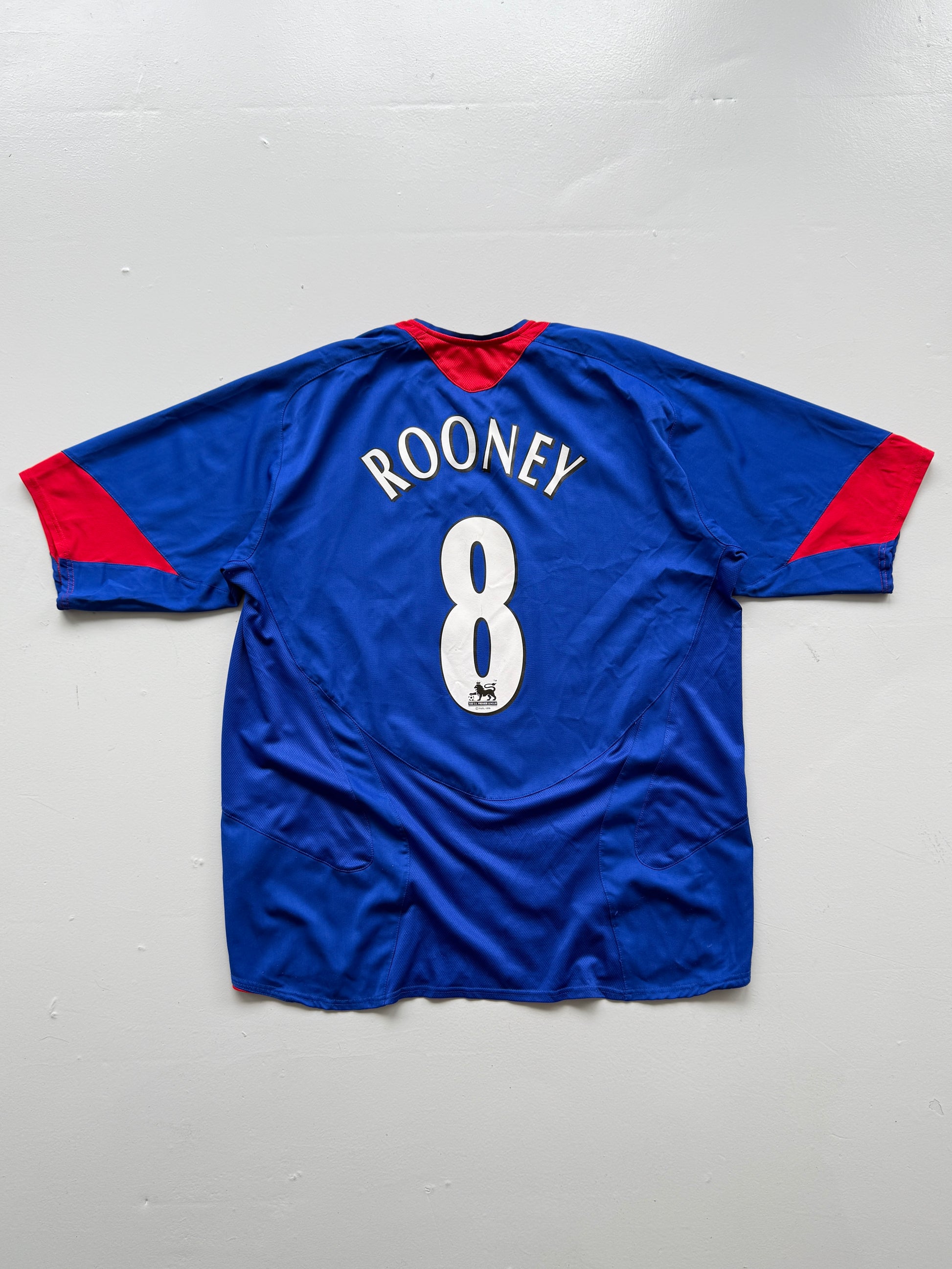 Nike Man Utd Vodafone Rooney #8 2005 Vintage Away Football Shirt - XL