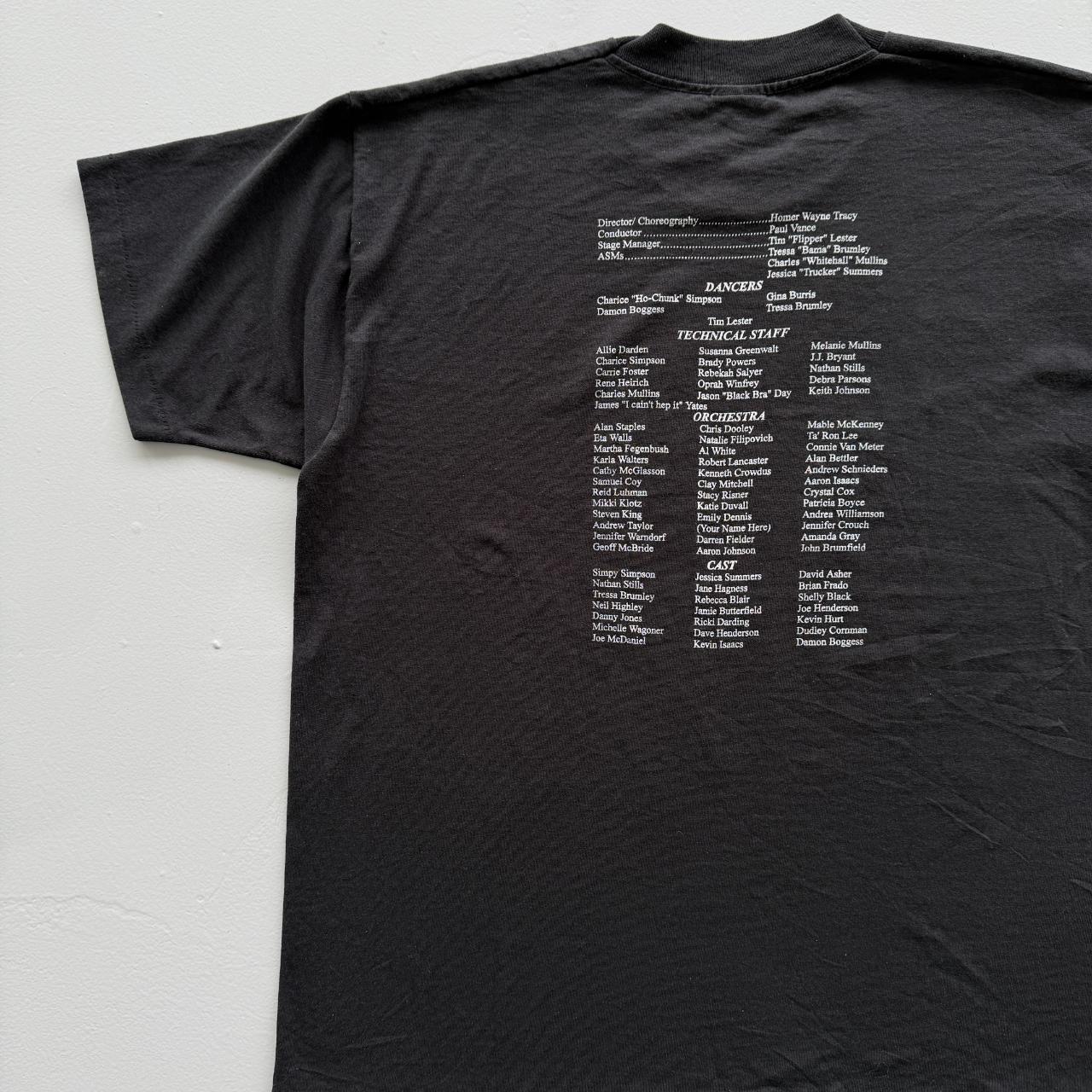 Black The Opera Vintage 90s T-shirt - XL