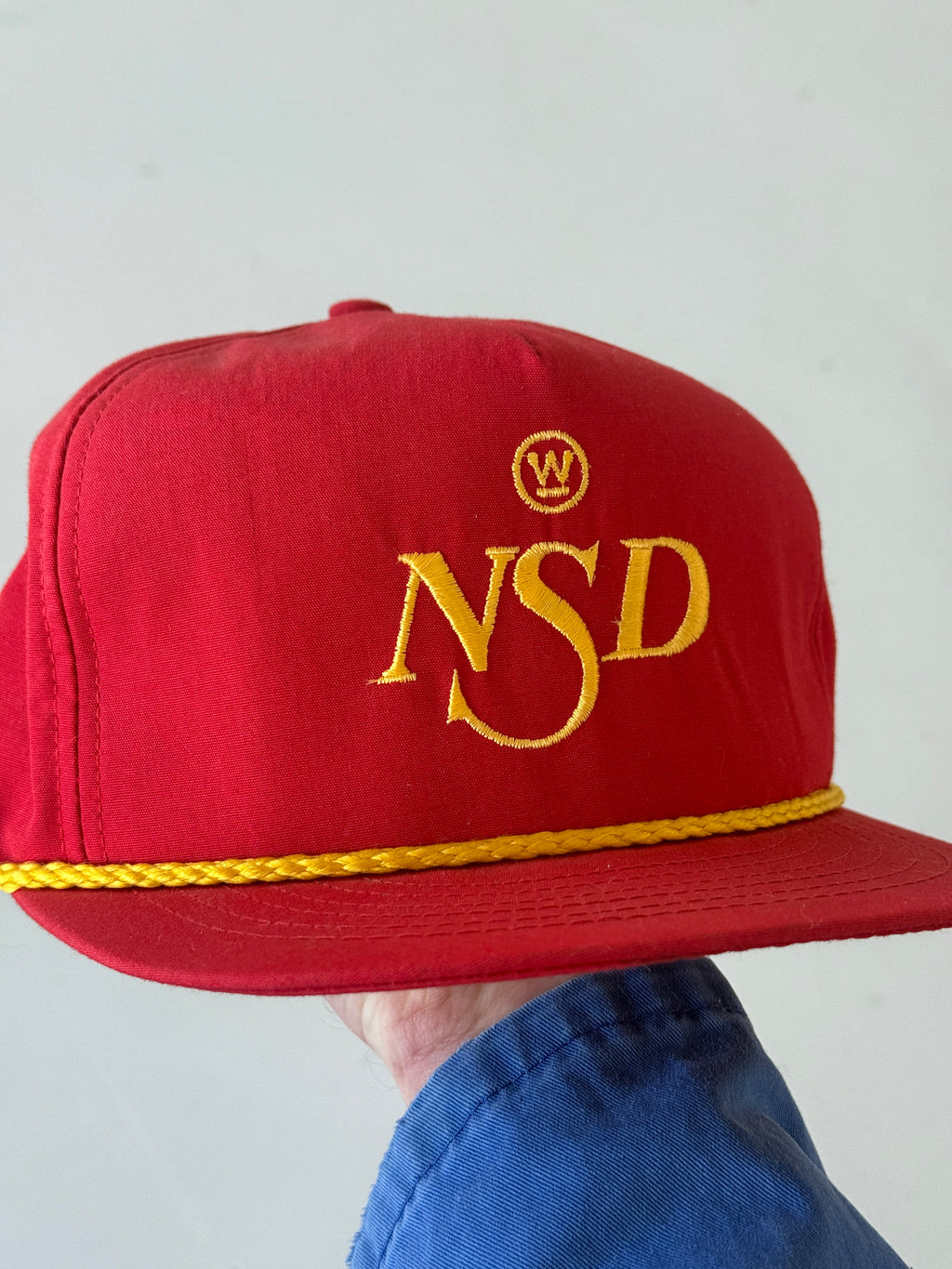 Red NSD Vintage Cotton SnapBack Trucker Cap