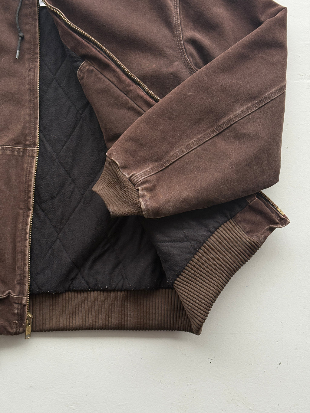 Faded Brown Carhartt 90's Vintage Cavas Active Jacket - XXL