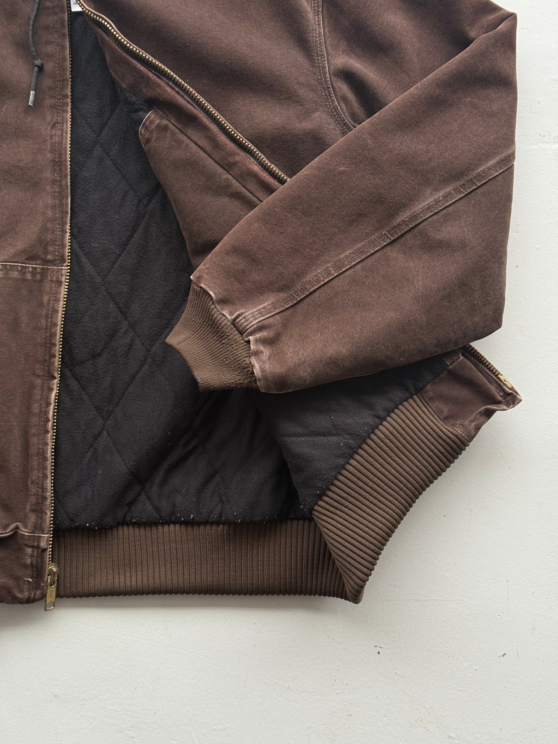 Faded Brown Carhartt 90's Vintage Cavas Active Jacket - XXL