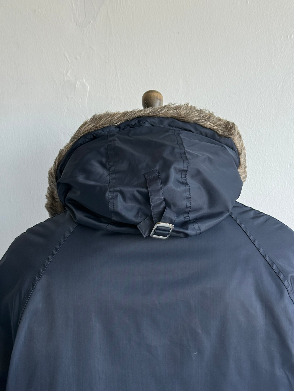 Navy Made in Korea 80's Vintage Snorkel Parka - Small