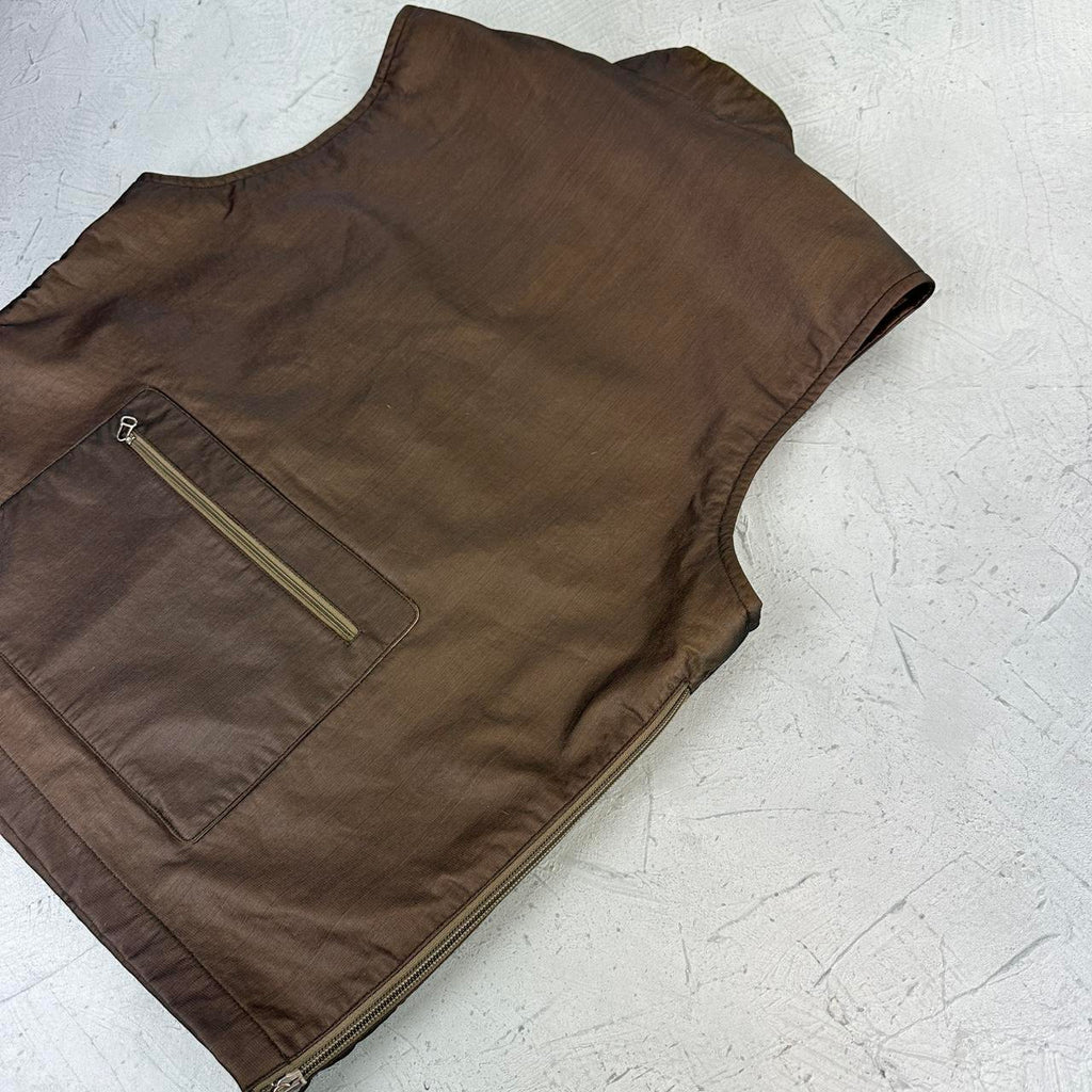 Hugo Boss Brown Utility Vest - Medium