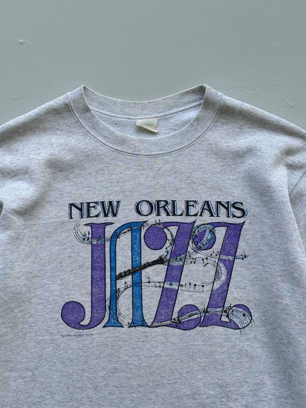 New Orleans Jazz American Vintage  90's Vintage Sweatshirt - Medium