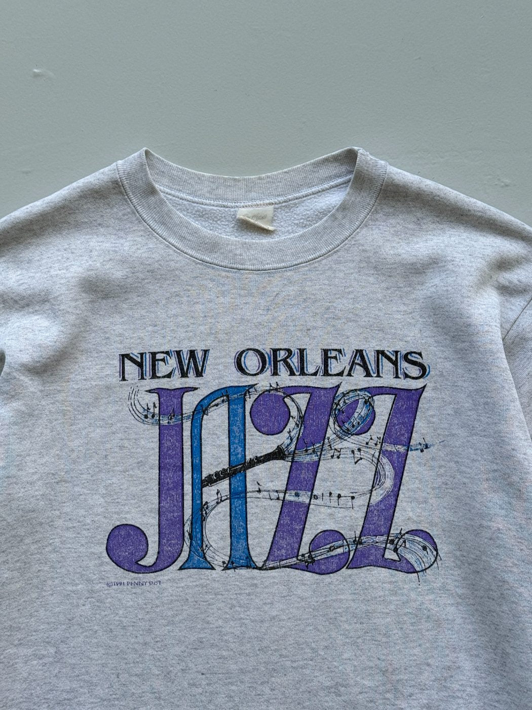 New Orleans Jazz American Vintage  90's Vintage Sweatshirt - Medium