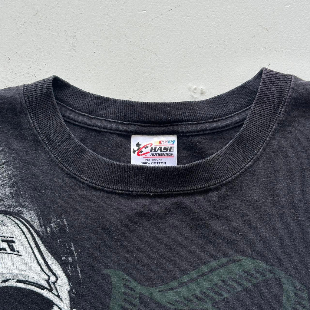 Black Nascar Y2K Tribal Vintage T-shirt - 2XL