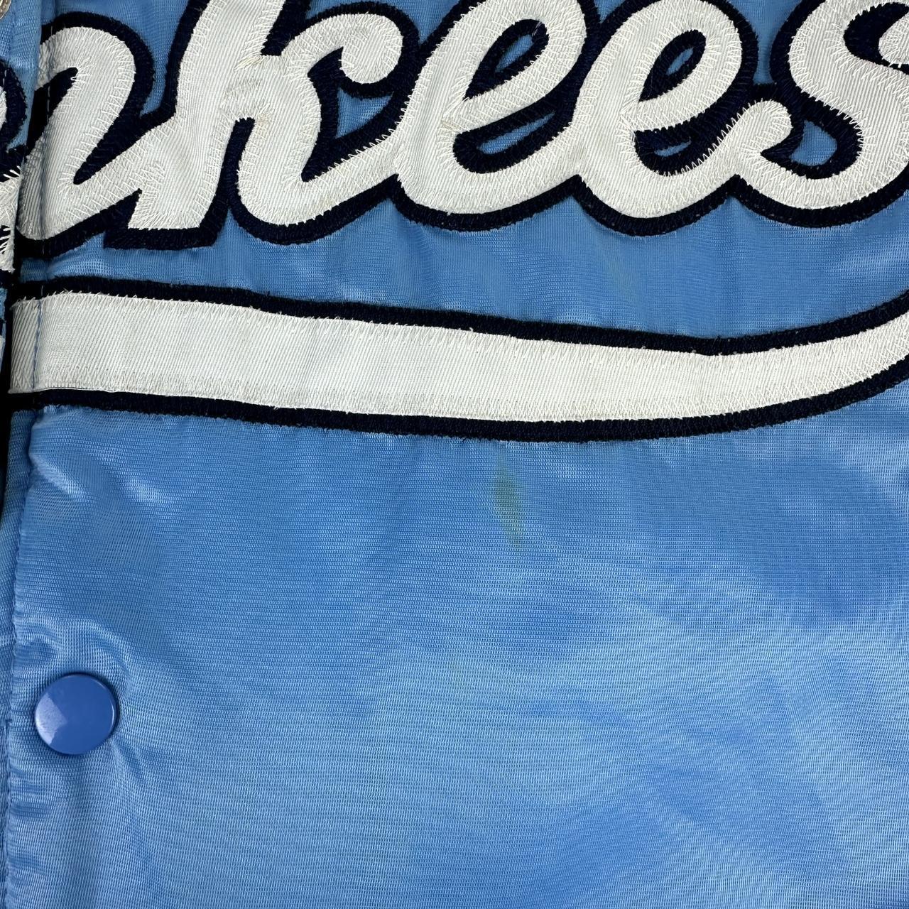 New York Yankees Baby Blue Rare Vintage Varsity Jacket - 2XL