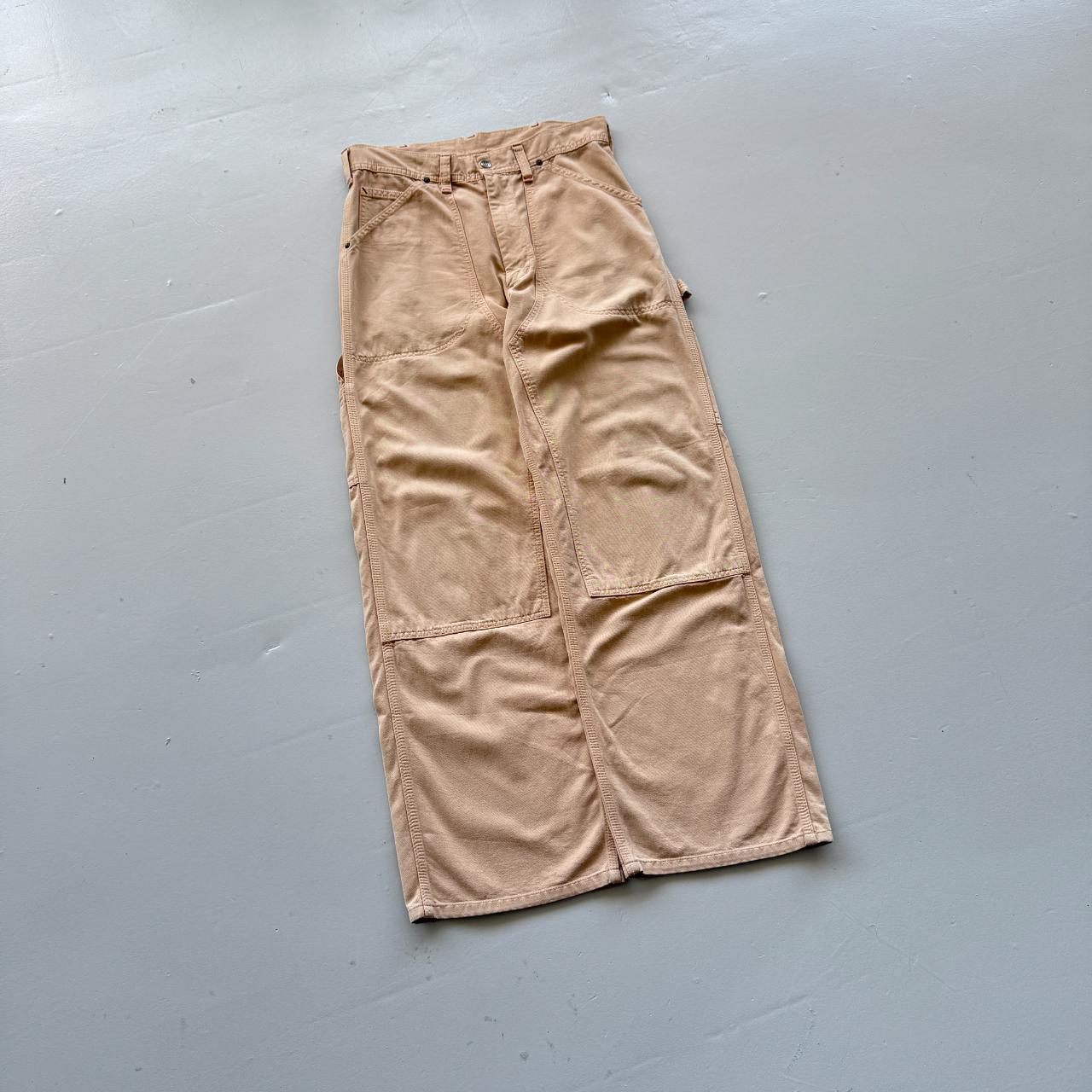 Cream Edwin 101 Canvas Carpenter 90's Vintage Pants - 28” x 29”