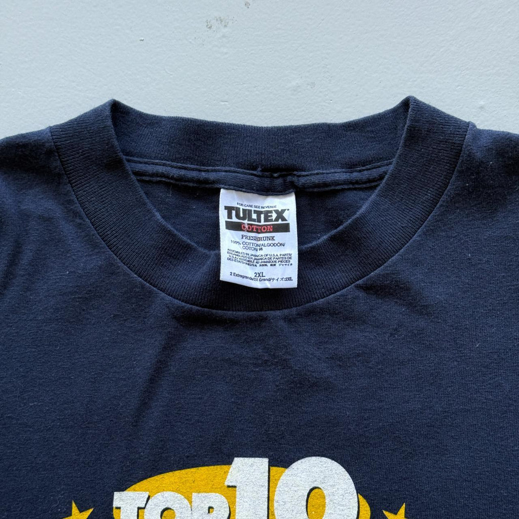 Navy Blue Dad Slogan Vintage 90s T-shirt - 2XL