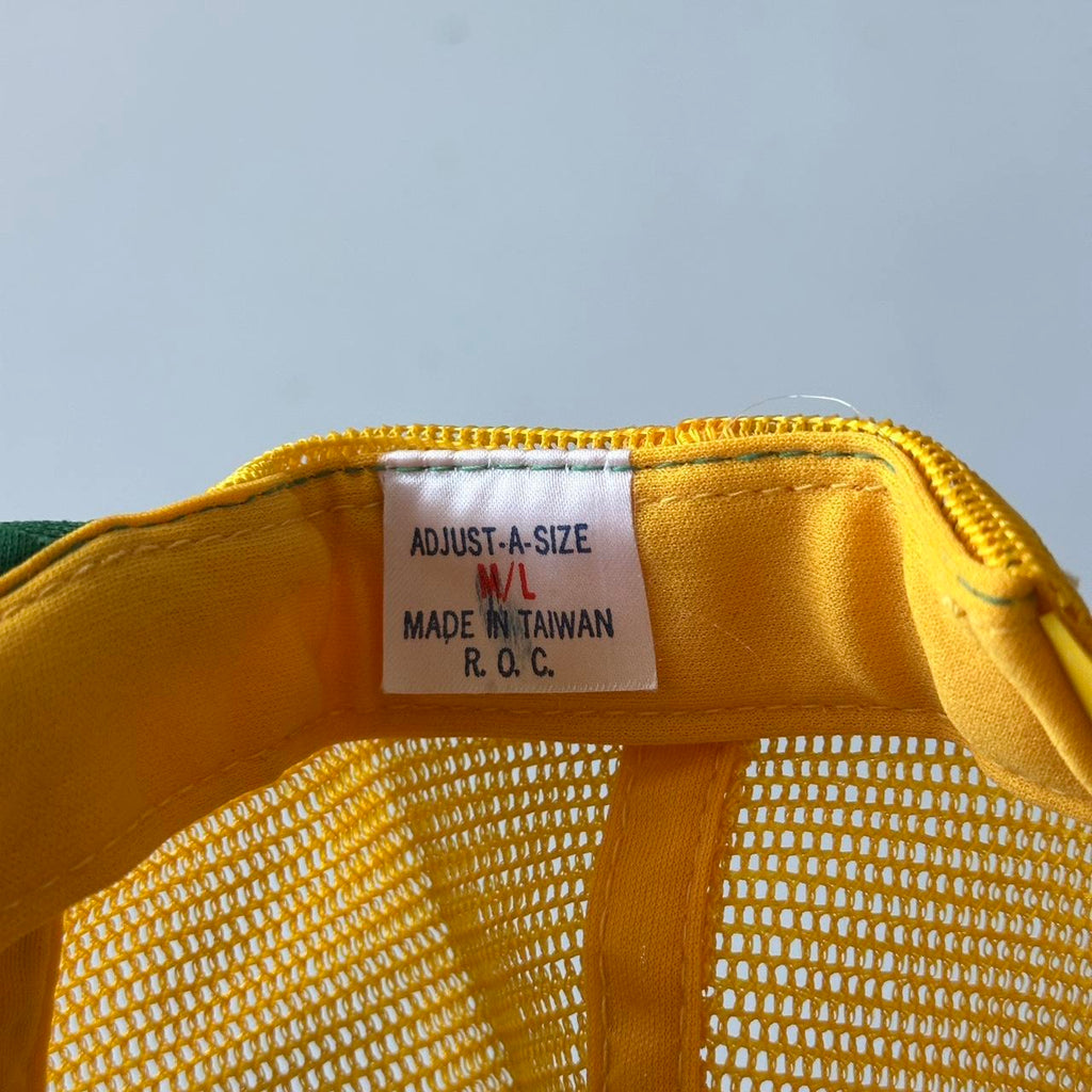 Green Yellow Uniroyal Vintage SnapBack Trucker Cap