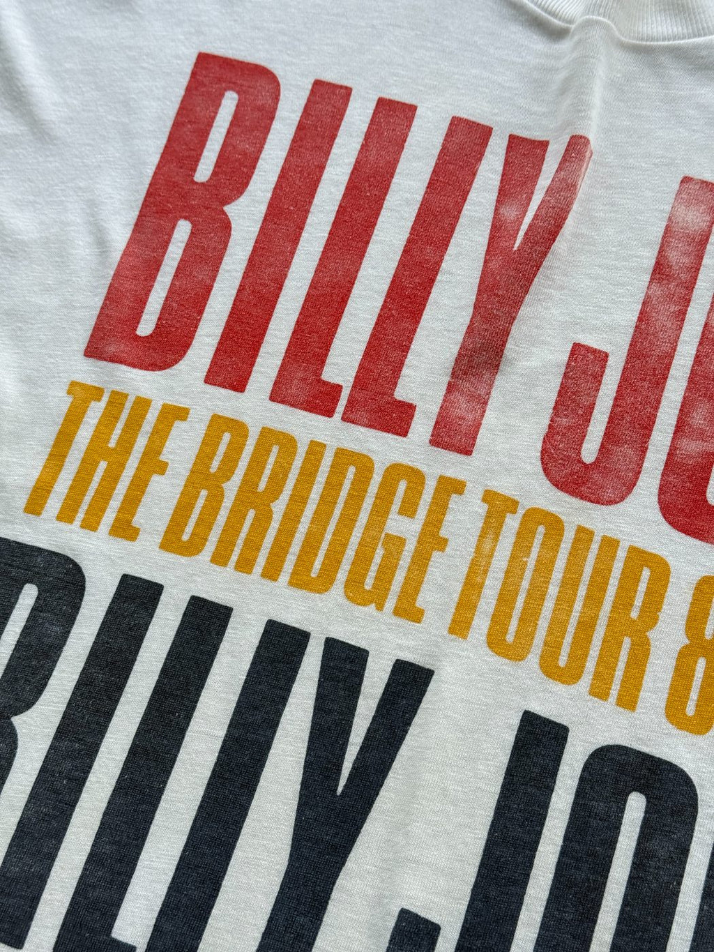 Billy Joel The Bridge Tour 86/87 80's Vintage Band T-Shirt - Large