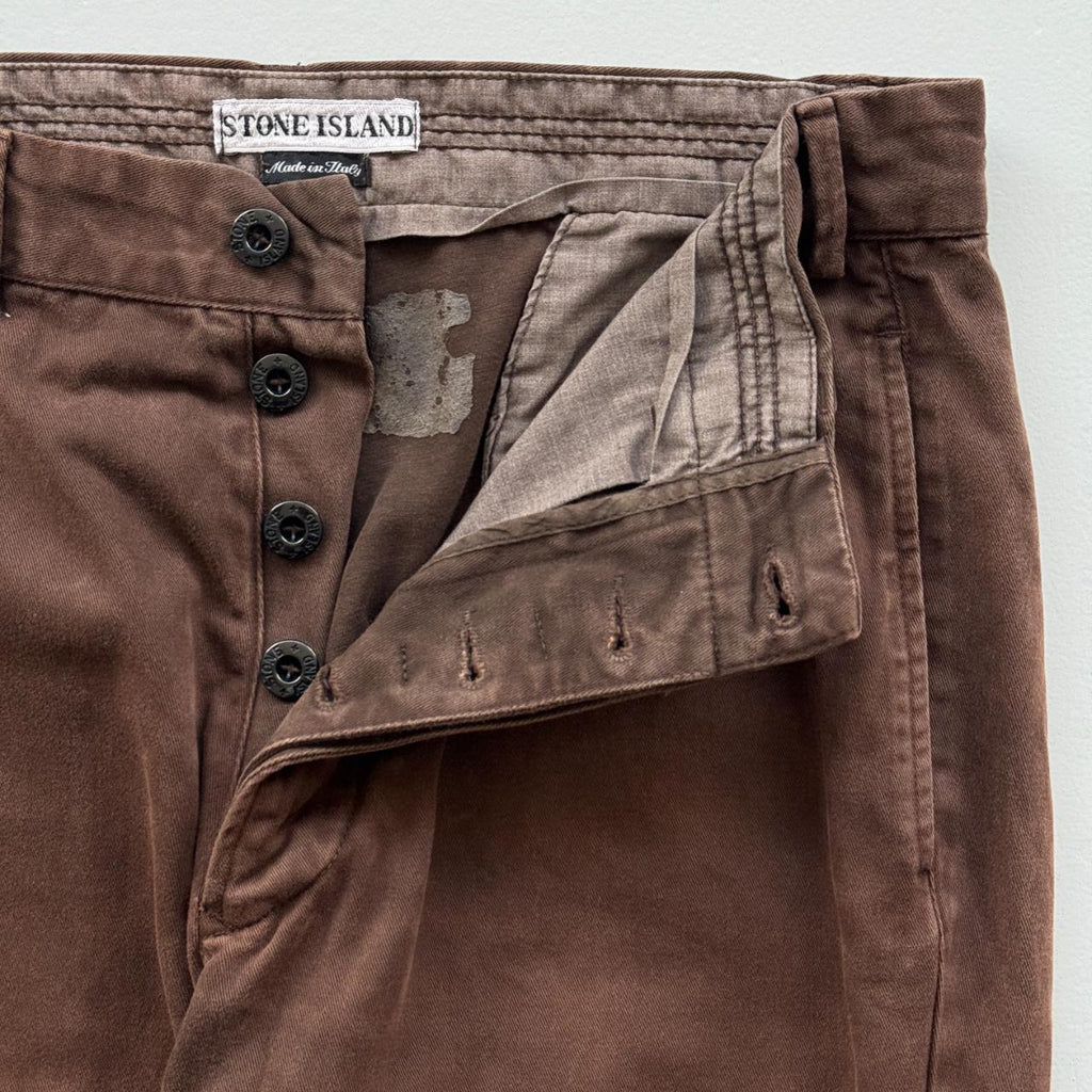 Stone Island Brown Vintage Pantss - 31” x 30”