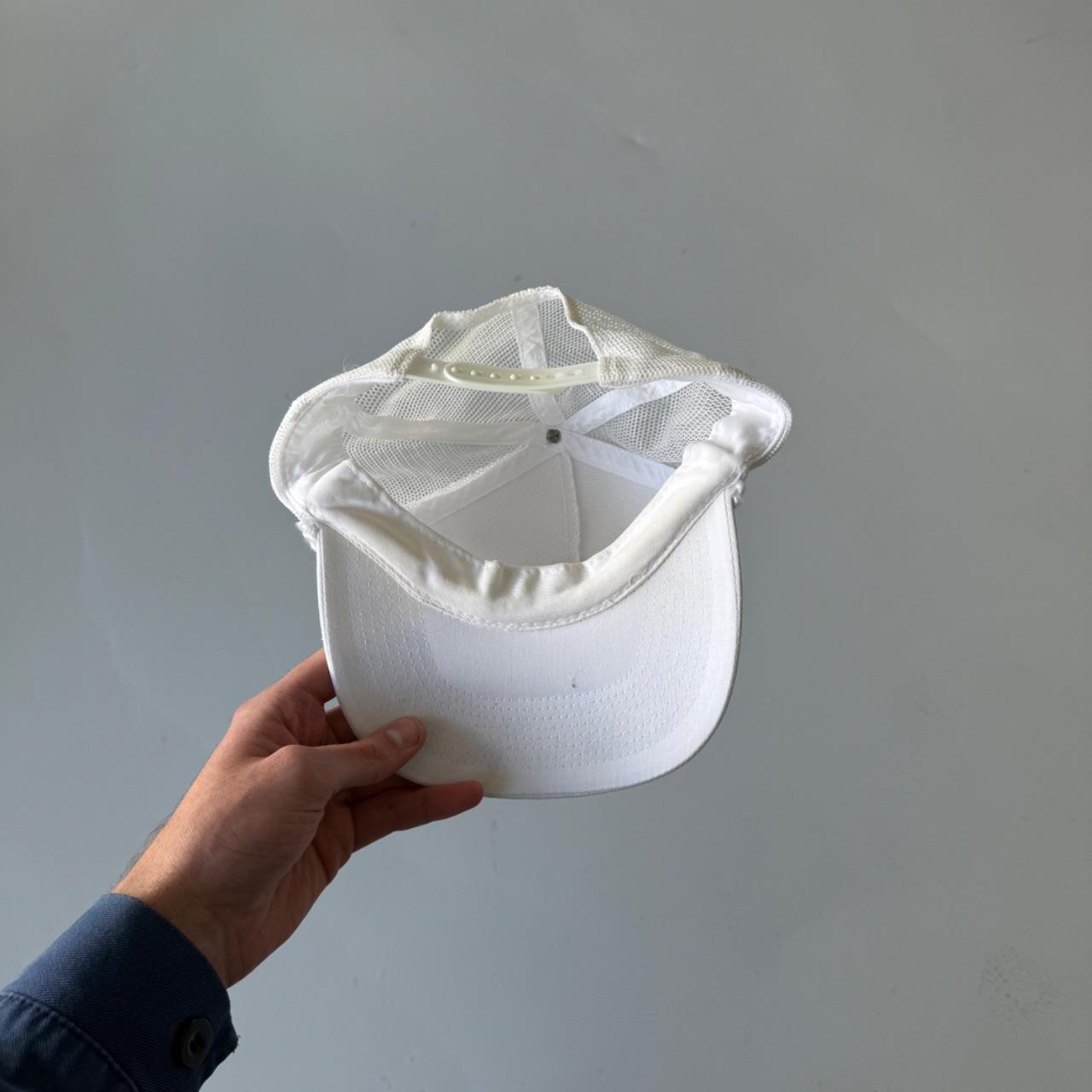 White Oregon Vintage Mesh SnapBack Trucker Cap