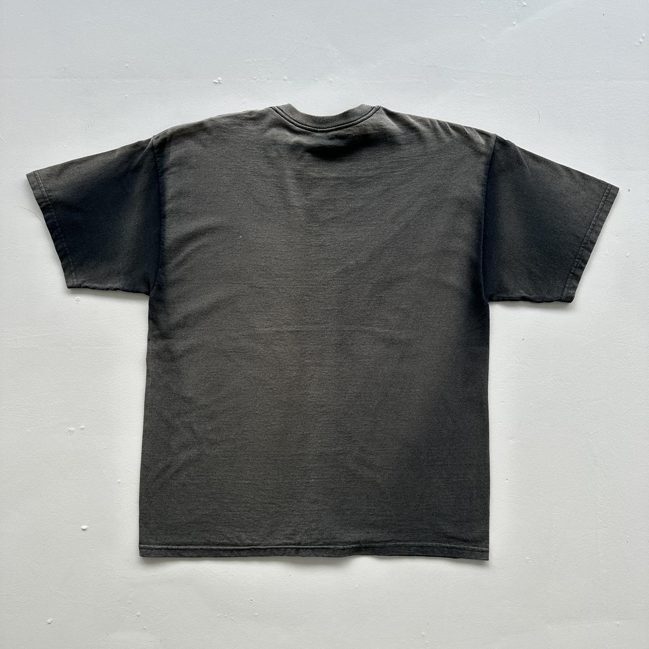 Black Faded Nova Scotia Biker Vintage 00's Graphic T-shirt - Large