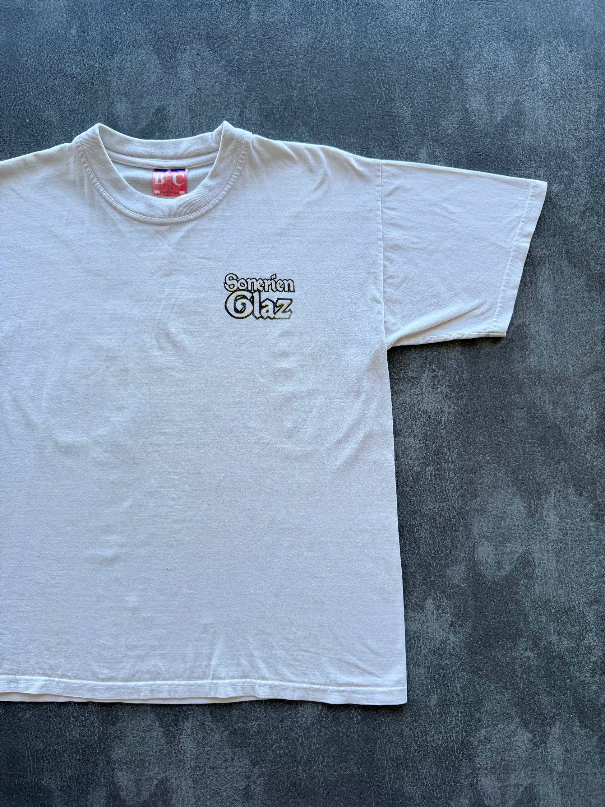 White Sonerien Glaz Breton Folk Band Vintage Graphic T-Shirt - Small