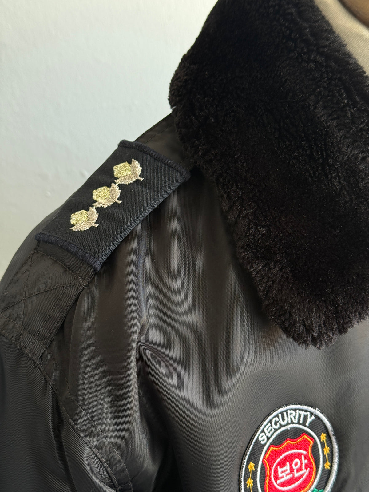 Kyung Shin Korean Security Vintage Bomber Jacket - Medium