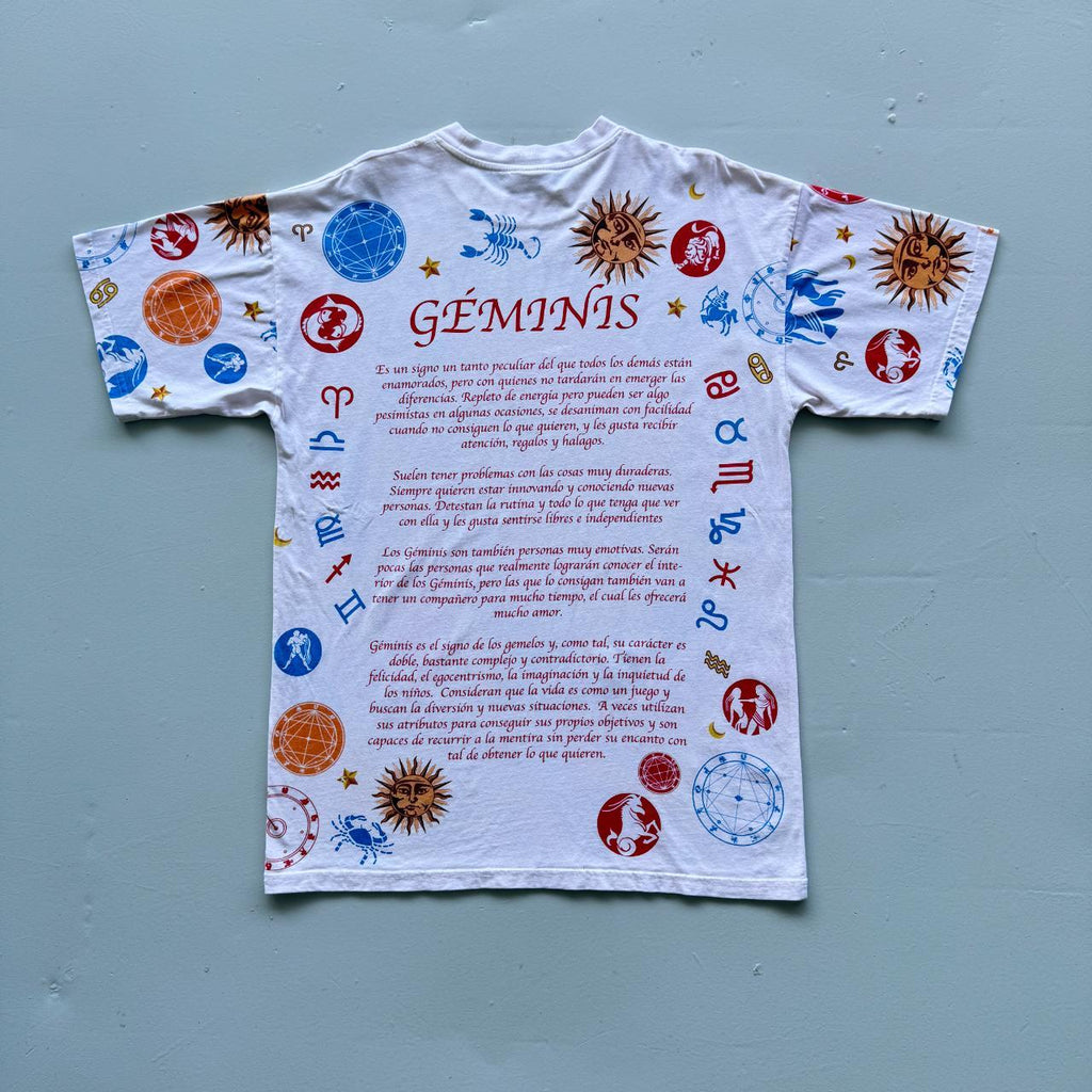 White As If Clothing Gemini AOP T-shirt - Large