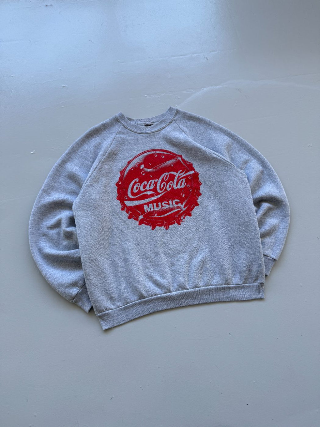 Coca-Cola Music 90's Vintage Sweatshirt - Large