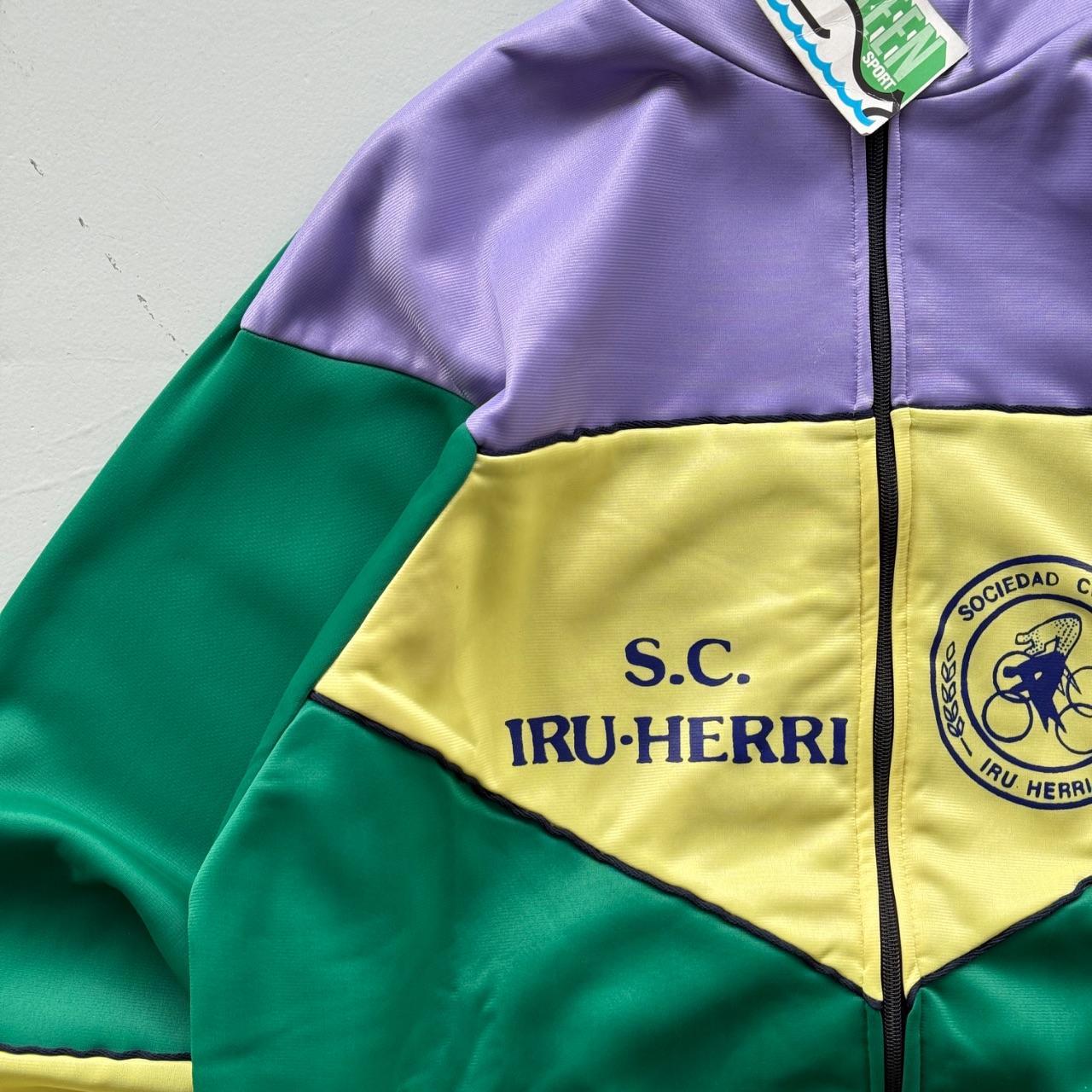 Green Cycling 80's Deadstock Track Jacket - Medium