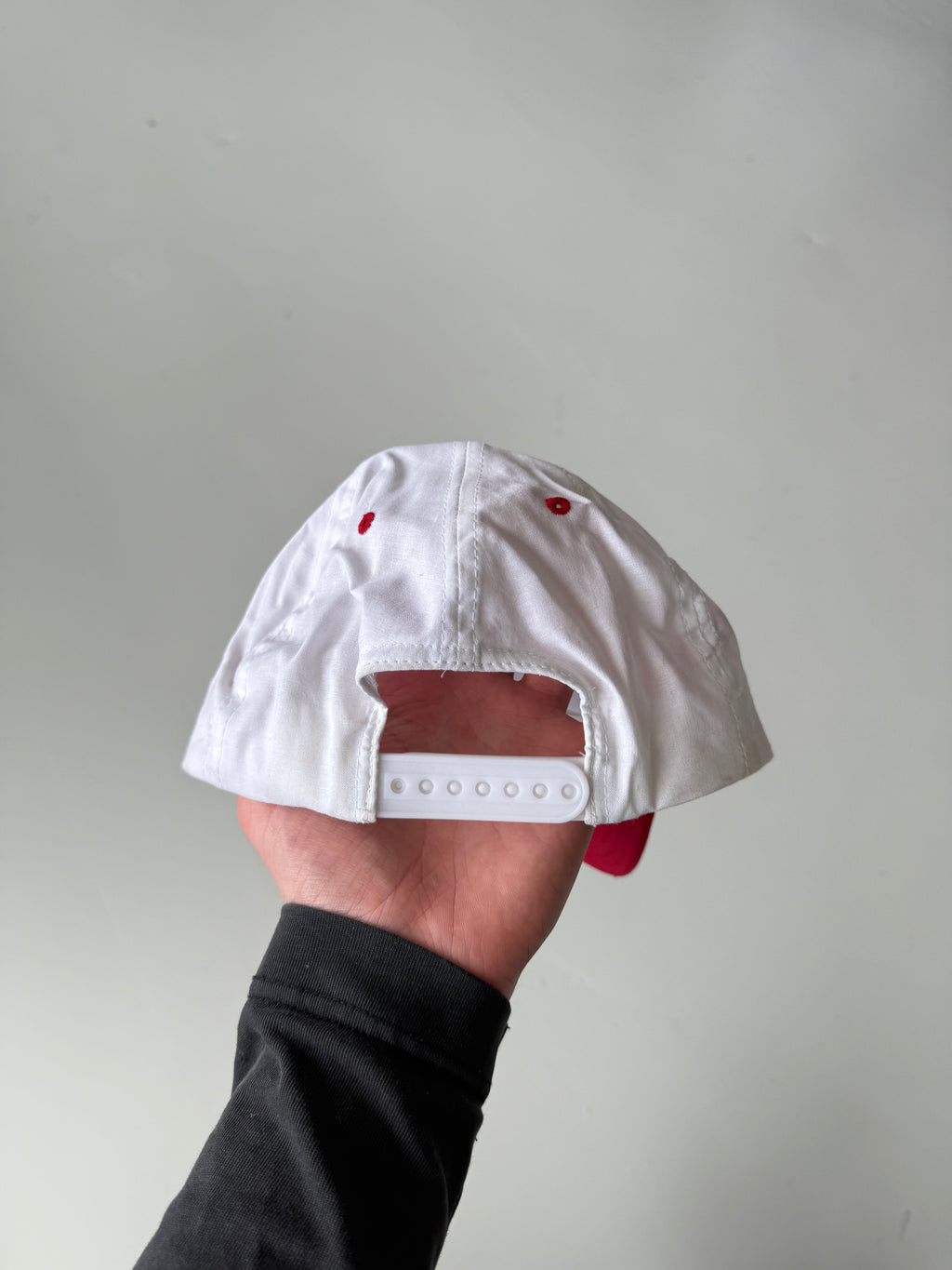 White Deery Brothers GMC Mechanics Vintage Cotton SnapBack Trucker Cap