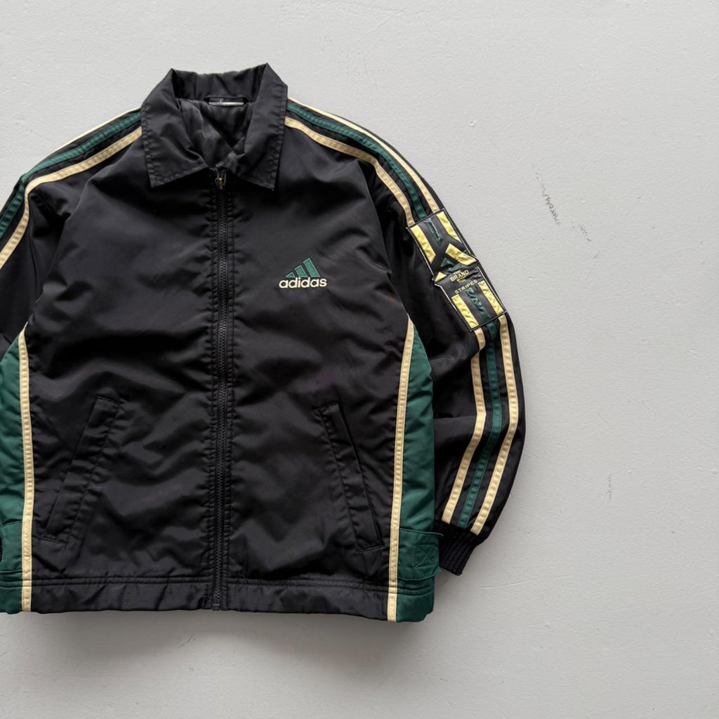 Black Adidas 90’s Vintage 3 Stripes Jacket - Small