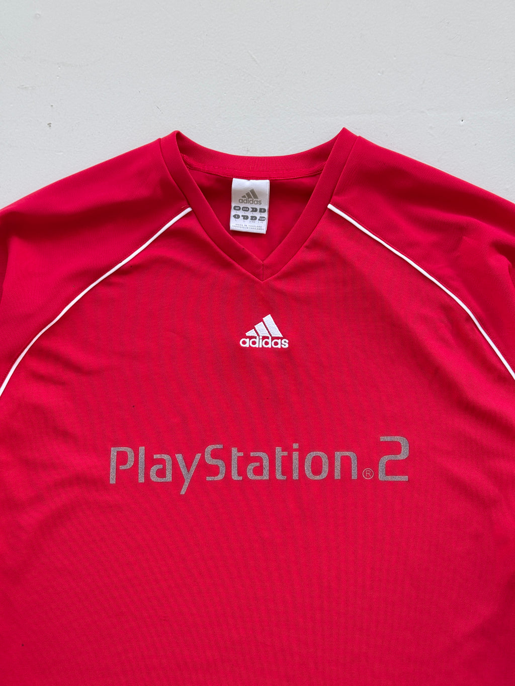 Adidas PlayStation 2 Y2K Vintage Long Sleeve Football Jersey - Large