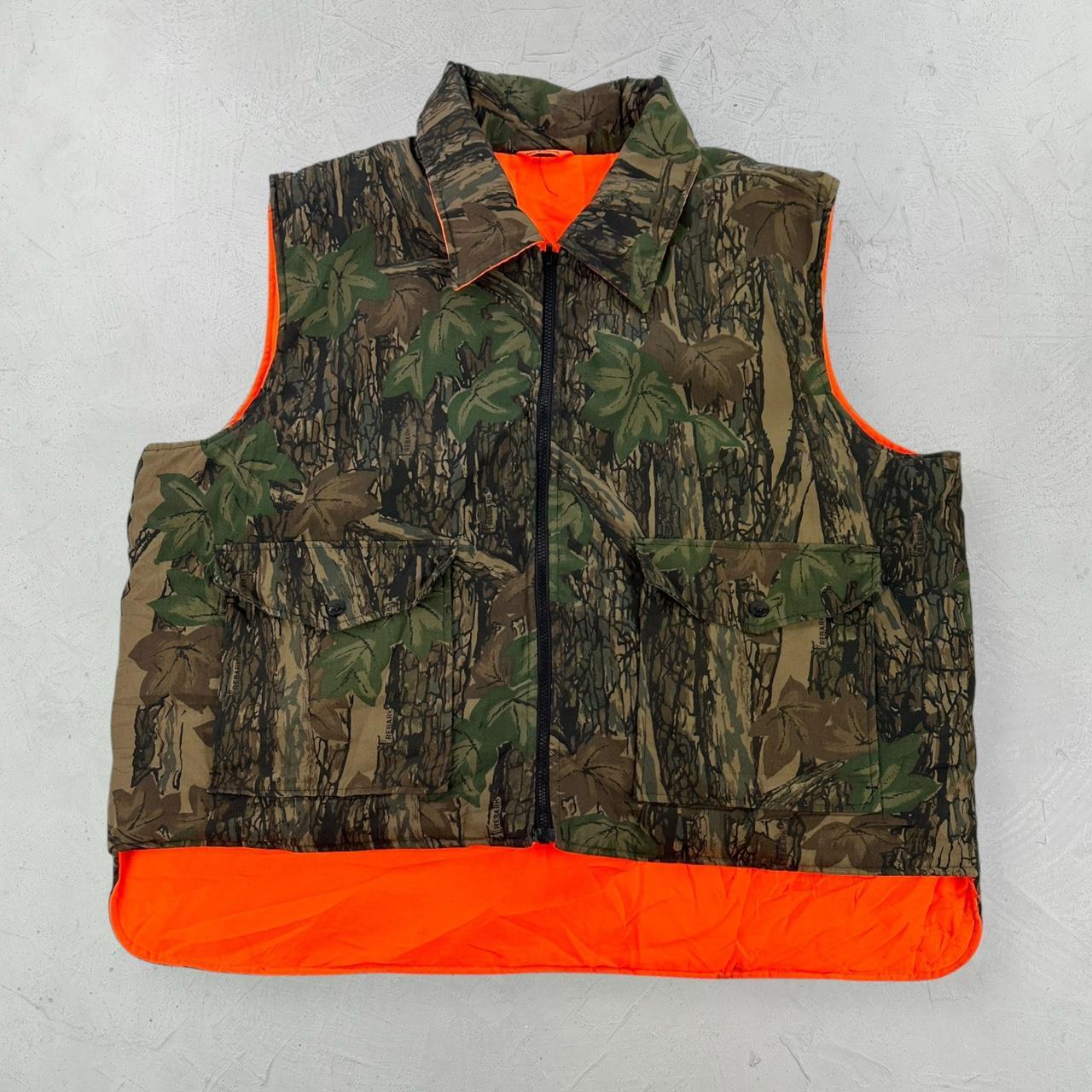 Real Tree Reversible Canvas Hunting Vest - XL