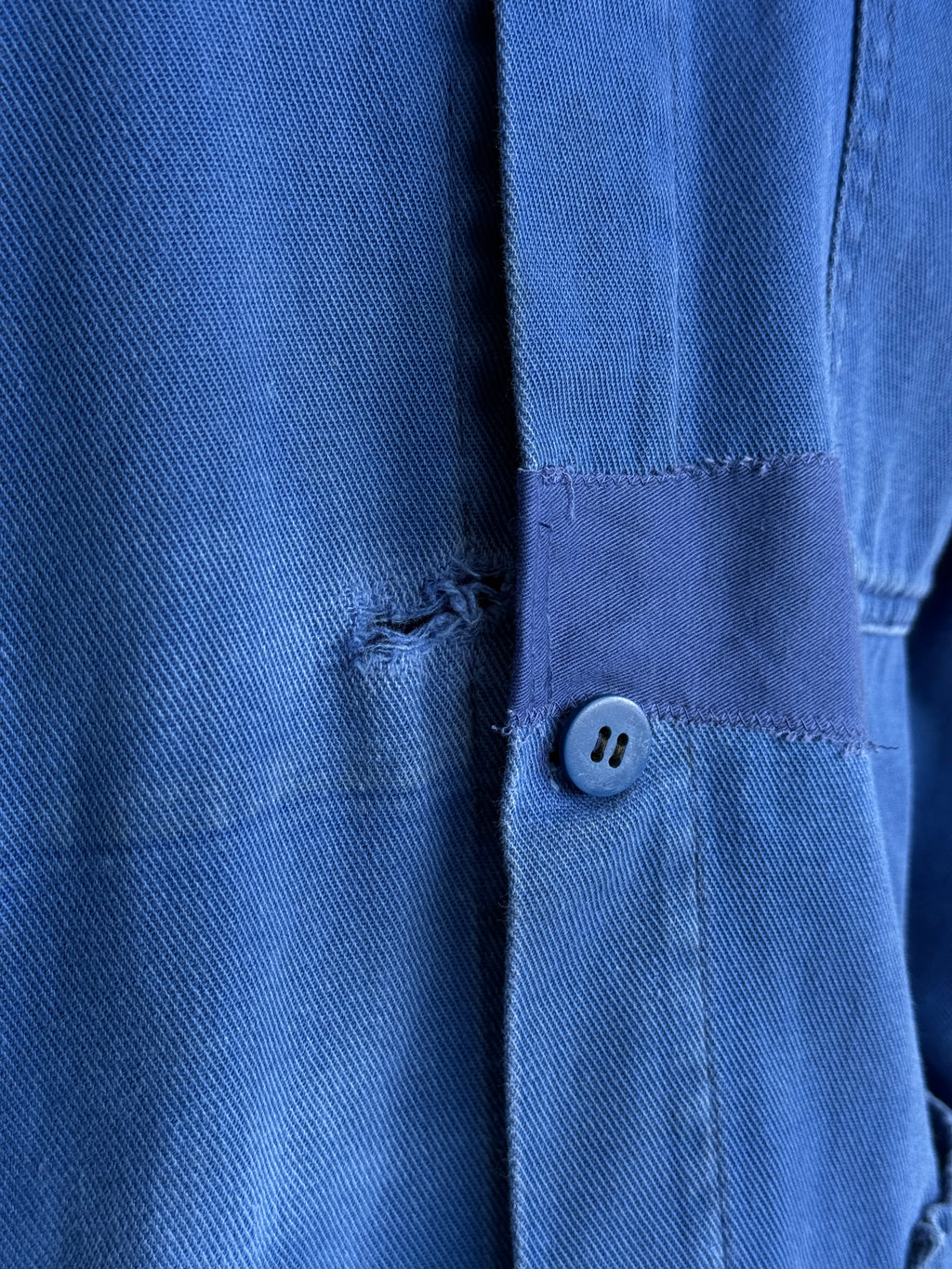 Blue P.B.V. 2000's Vintage Workwear Chore Jacket CH377 - Small