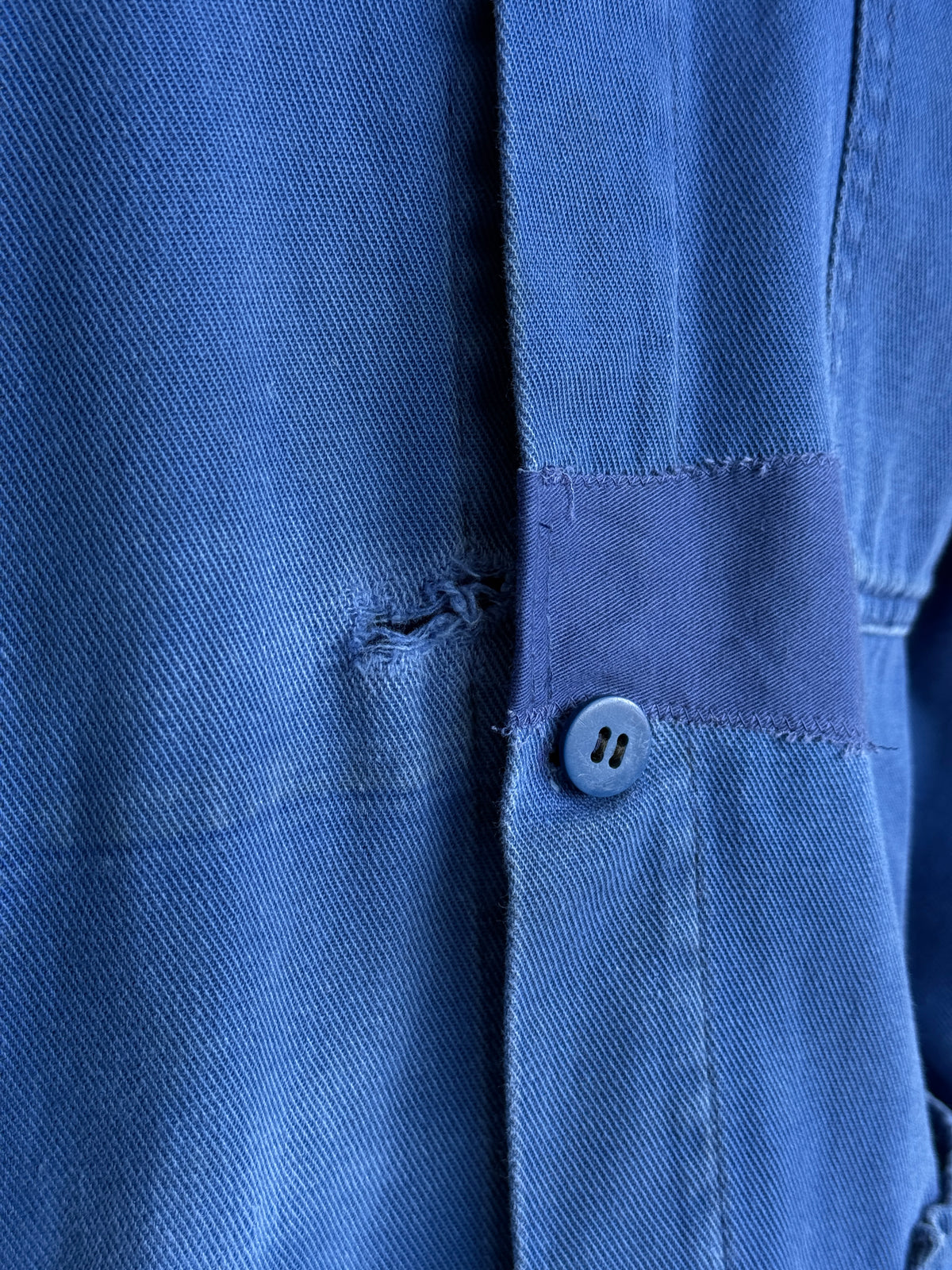 Blue P.B.V. 2000's Vintage Workwear Chore Jacket CH377 - Small
