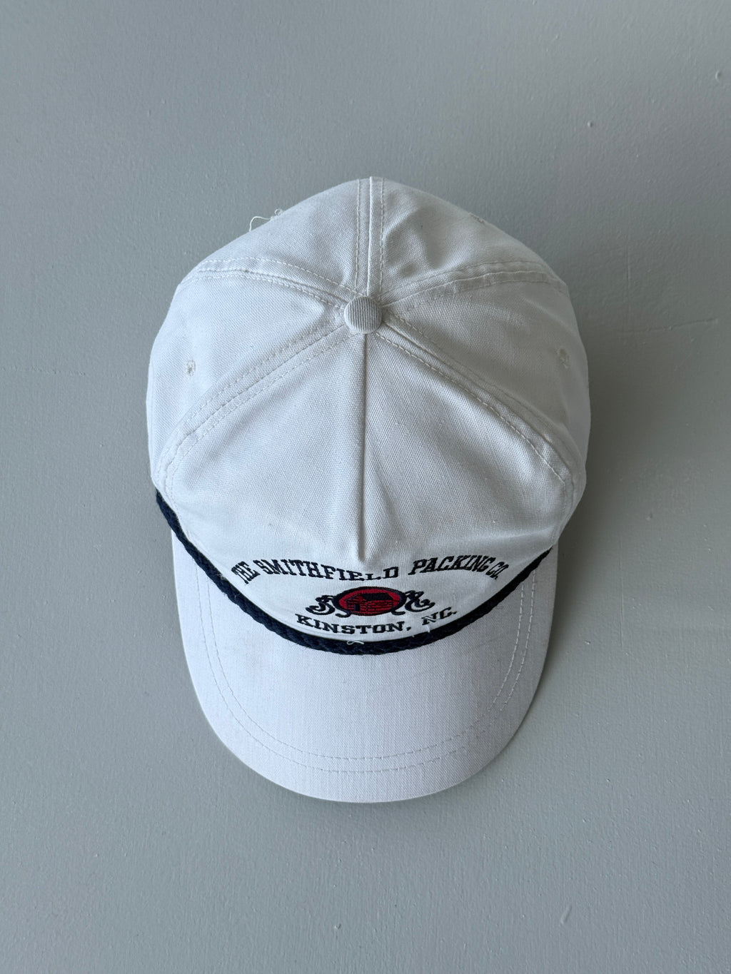 White Smithfield Packing Co. 90's Vintage SnapBack Trucker Cap