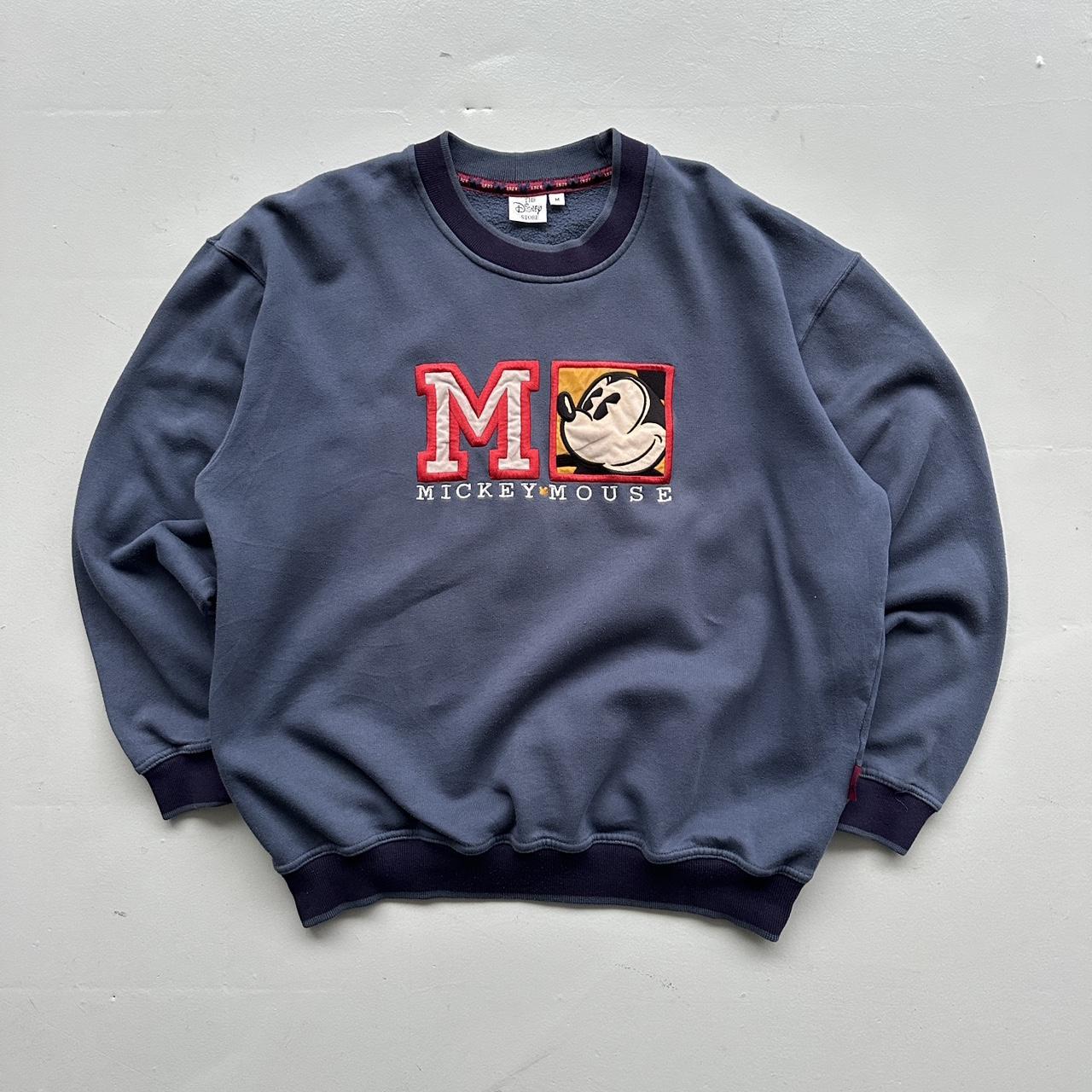 Navy Mickey Disney 90’s Vintage Graphic Sweatshirt - Medium
