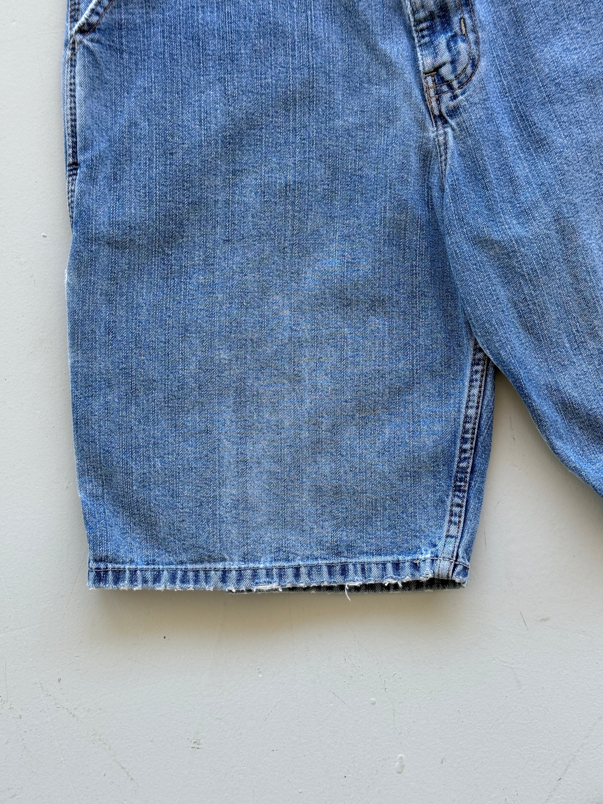 Blue Arizona Jeans 00's Vintage Y2K Baggy Carpenter Denim Shorts - W32 x L9.5