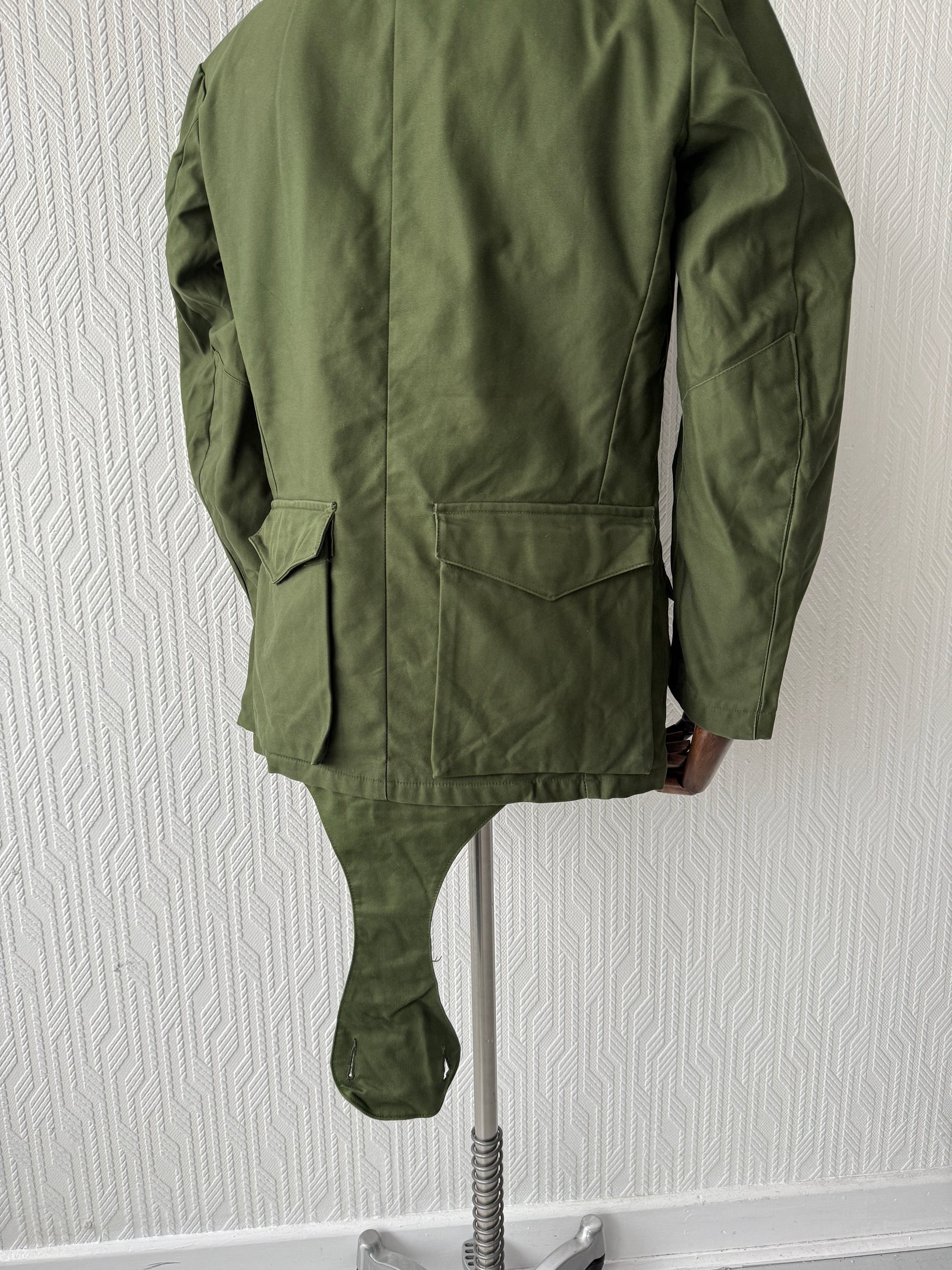 Vintage 70s Swedish C48 Military Tanker Jacket - Medium