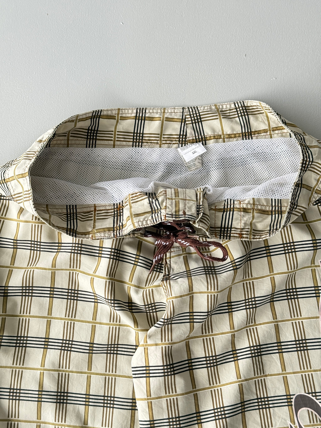 Billabong Plaid Y2K Vintage Board Shorts - 38